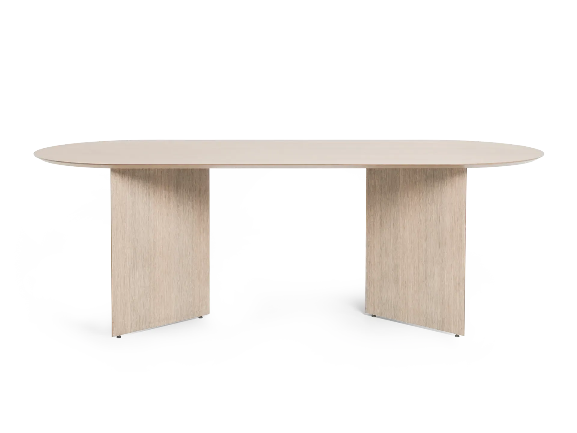 Mingle Oval Table Top - Natural Veneer