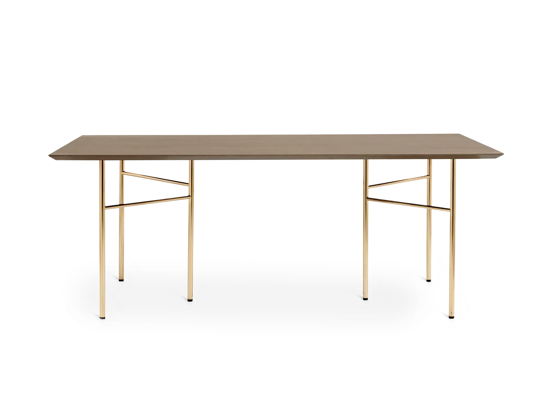 Mingle Rectangular Table Top - Dark Veneer