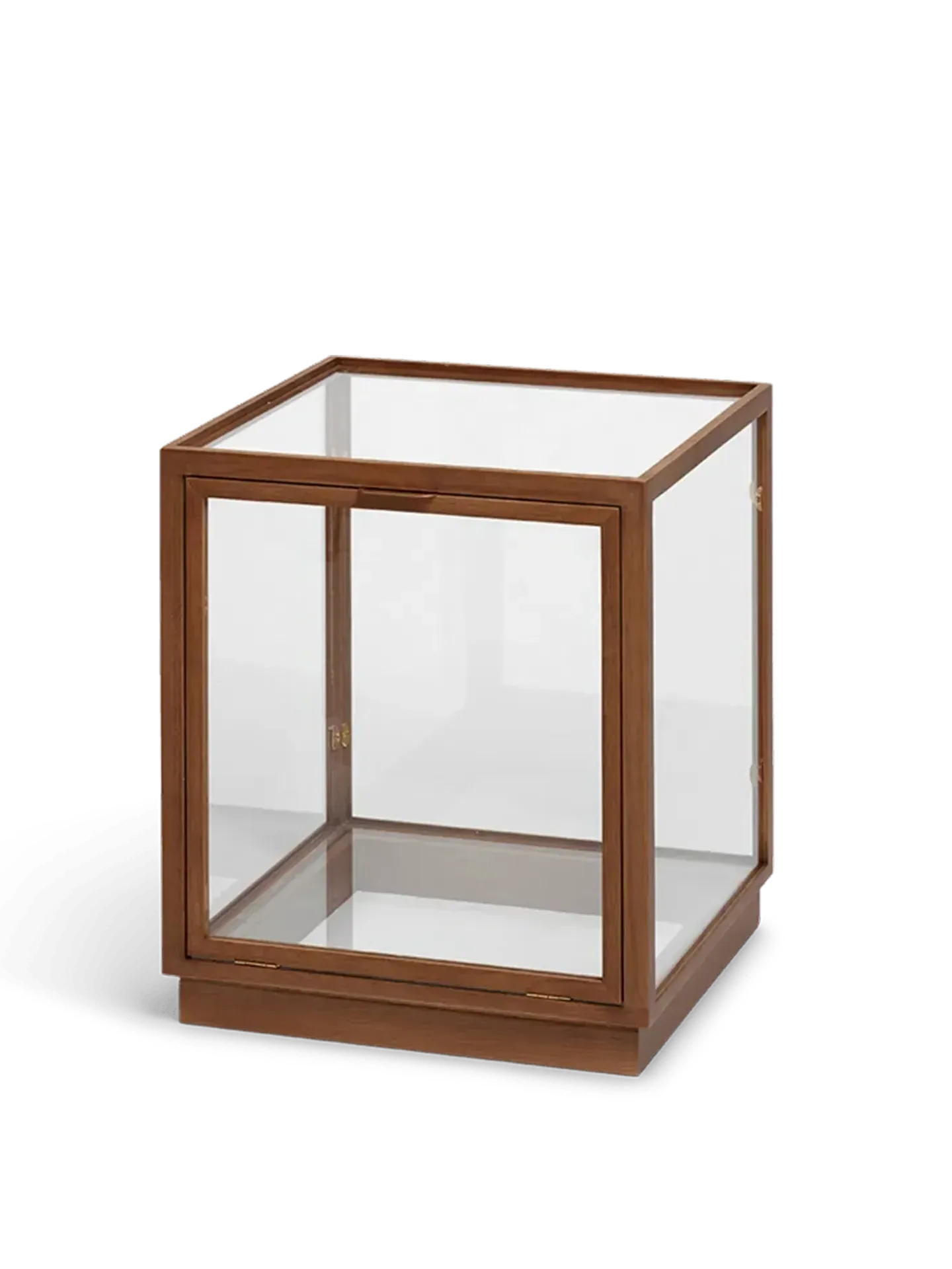 Miru Glass Display Box - Dark Stained Oak image