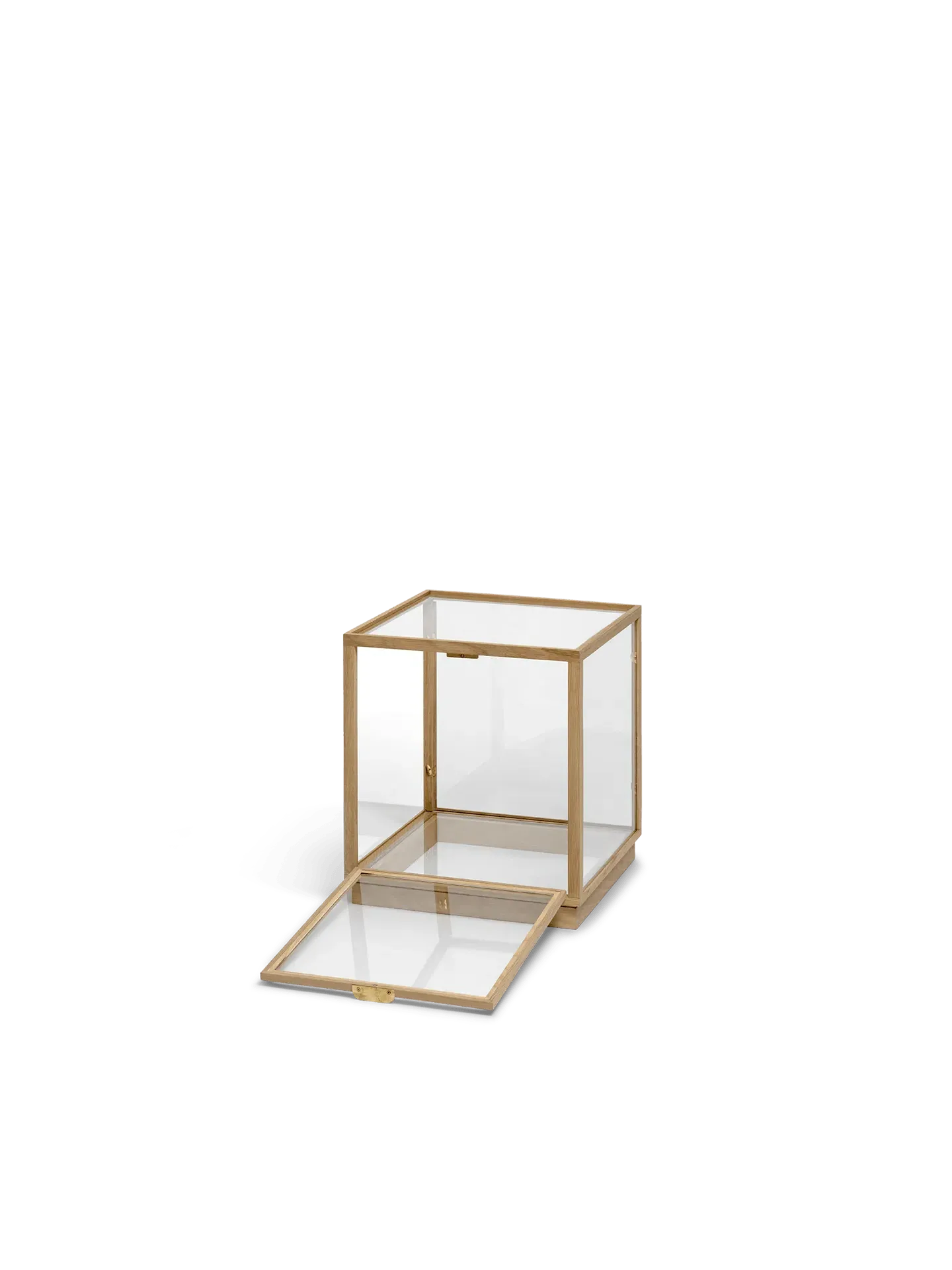 Miru Glass Display Box - Natural Oak