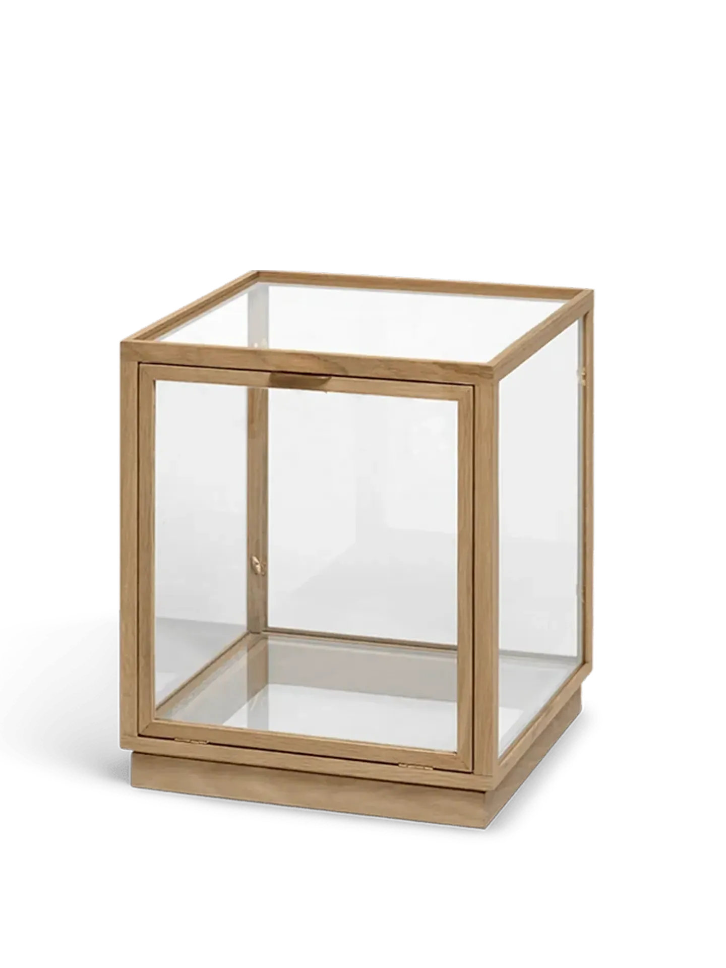Miru Glass Display Box - Natural Oak