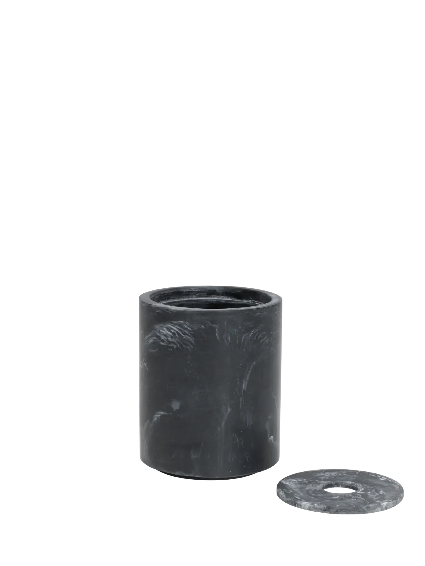 Mist Round Container - Charcoal