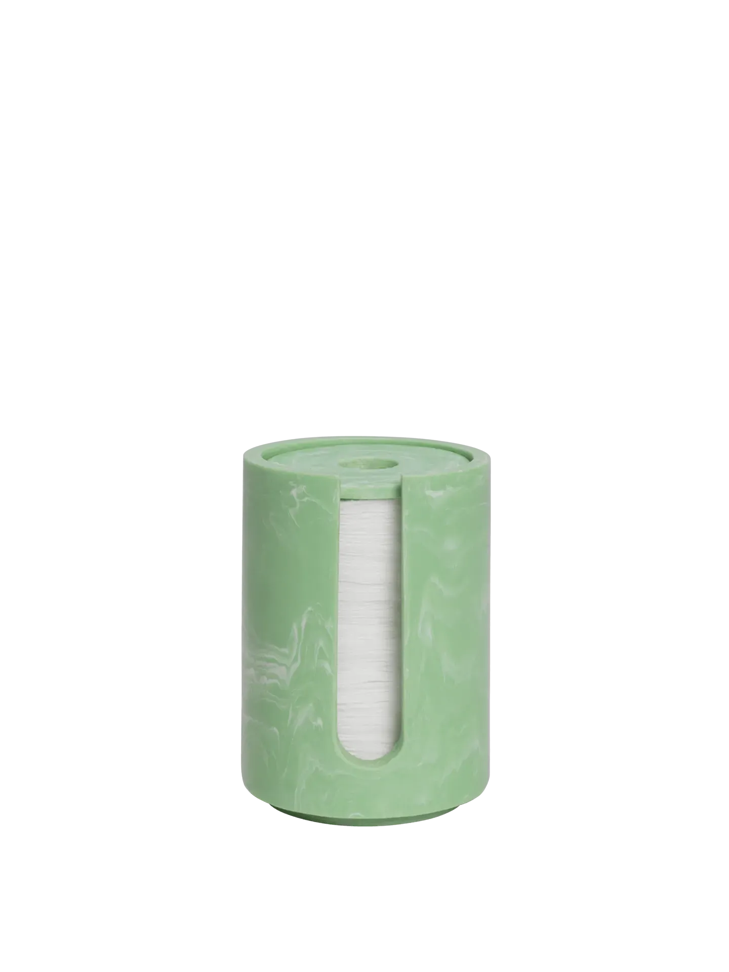 Mist Round Cotton Pad Holder - Seafoam, Resin image