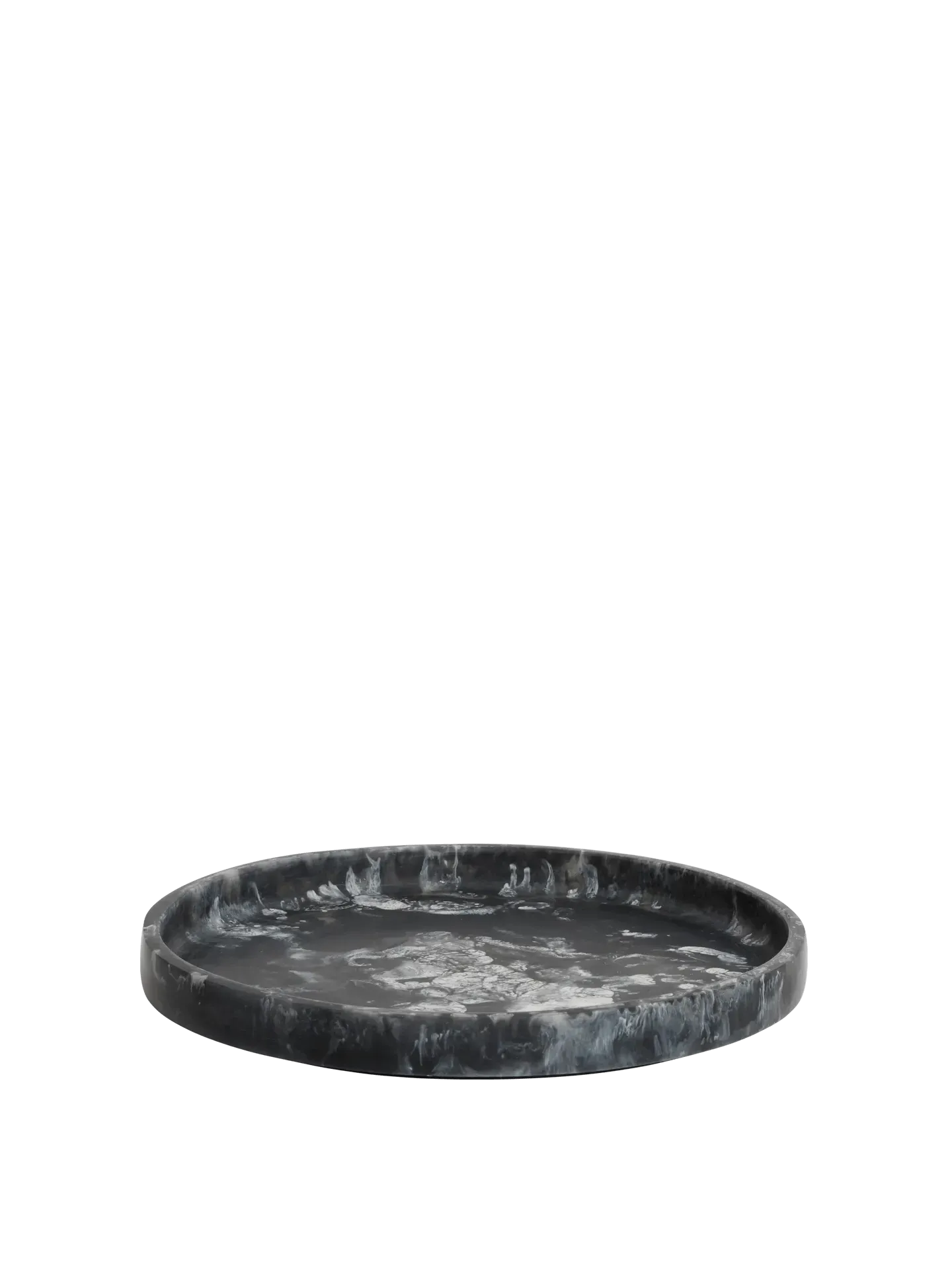 Mist Round Tray - Charcoal