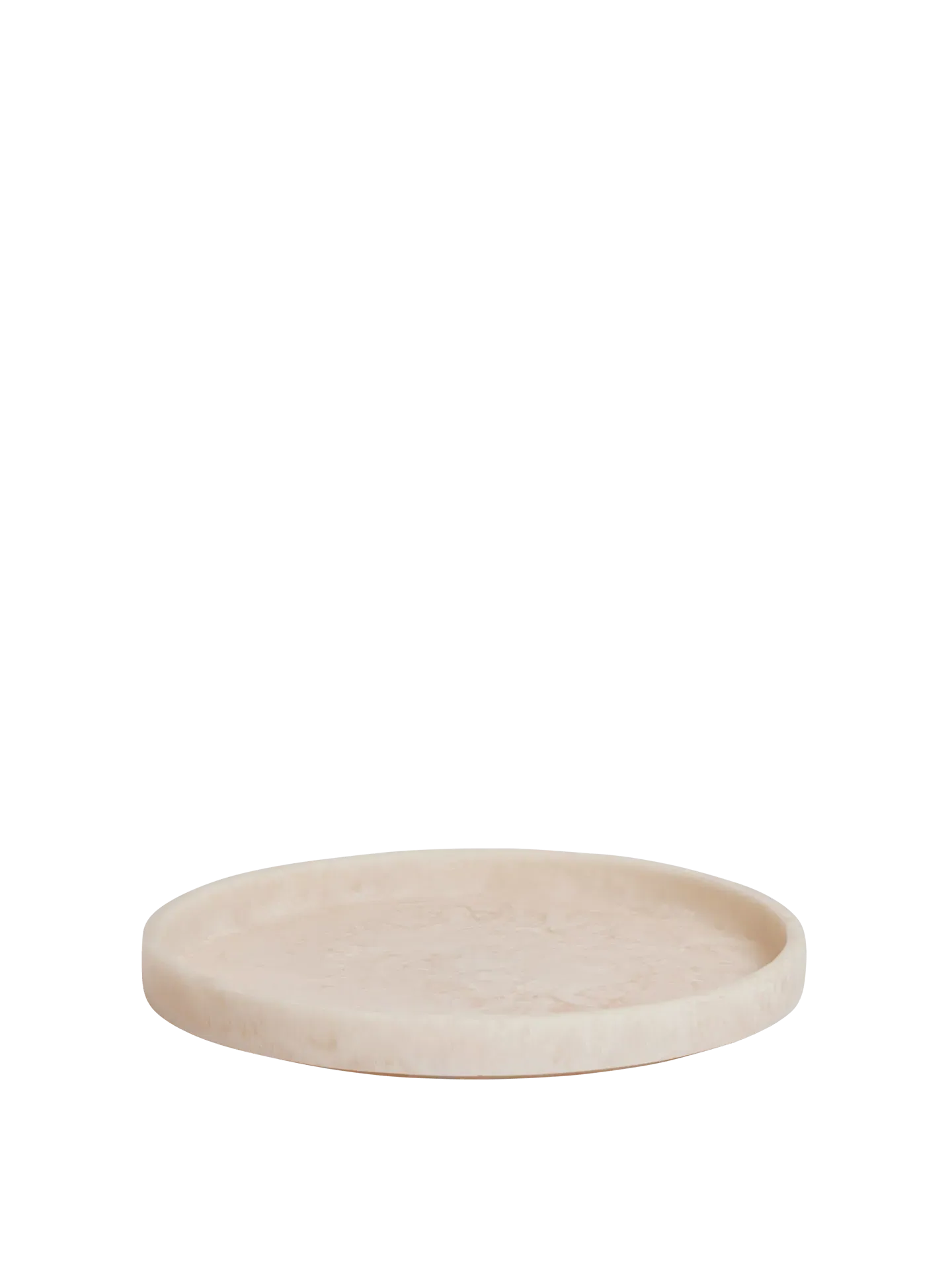 Mist Round Tray - Pearl