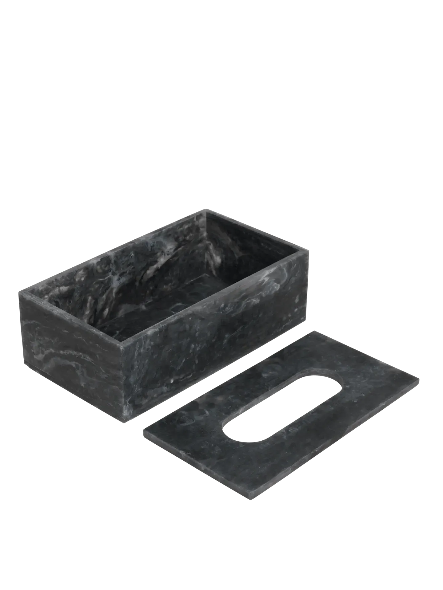 Mist Tissue Box - Charcoal