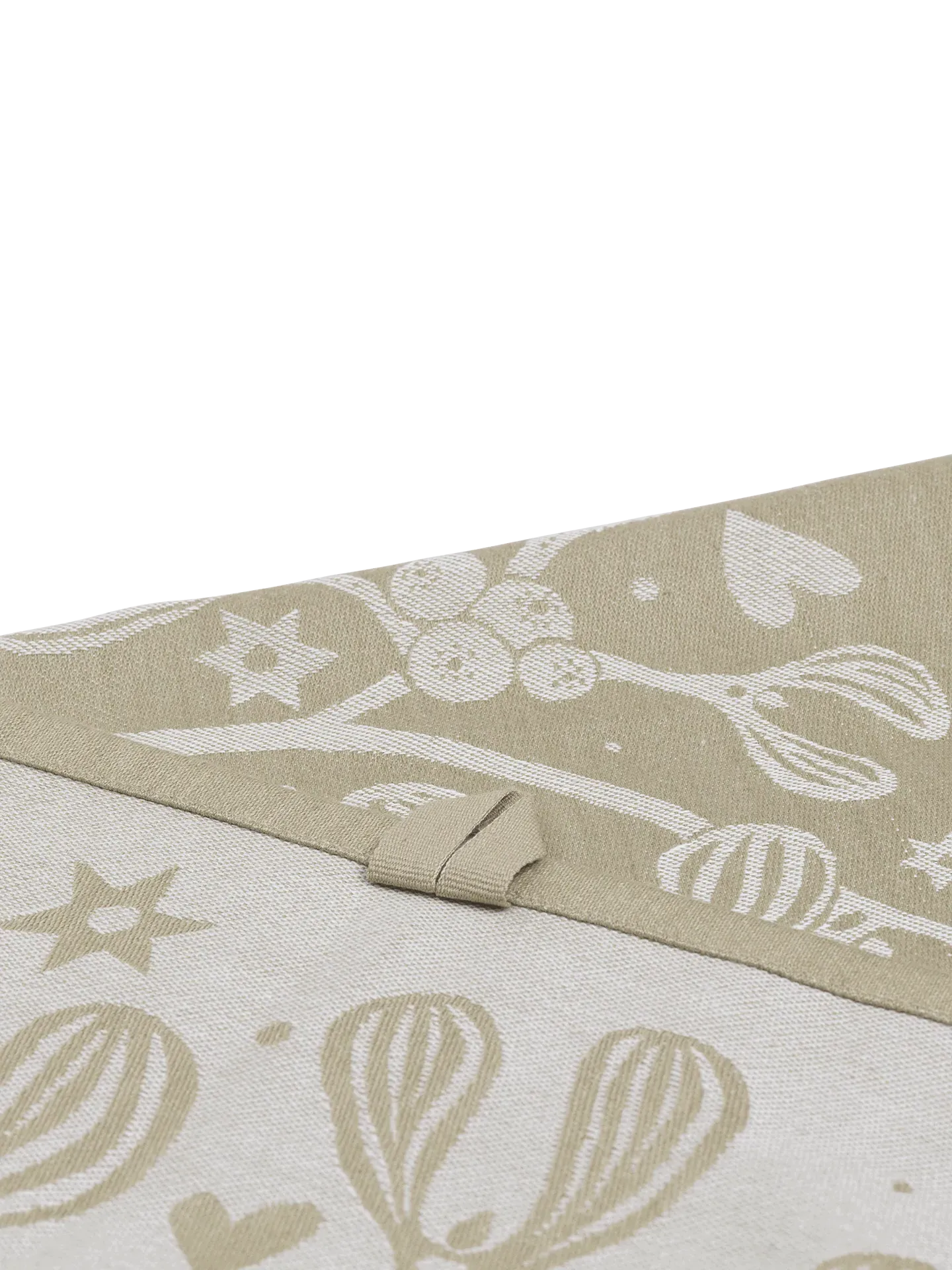 Mistletoe Tea Towel - Sand