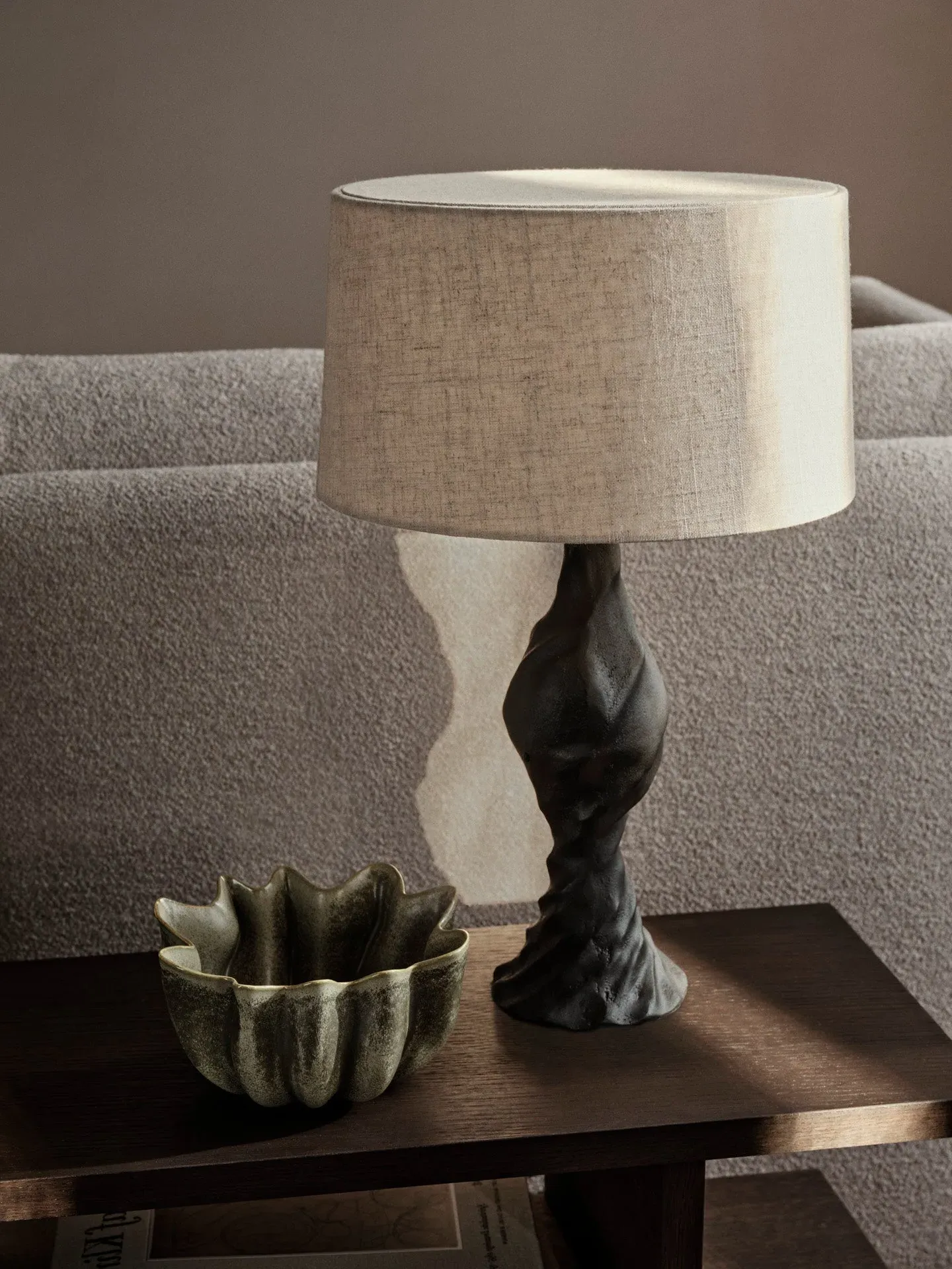 Moltan Lamp Base - Black