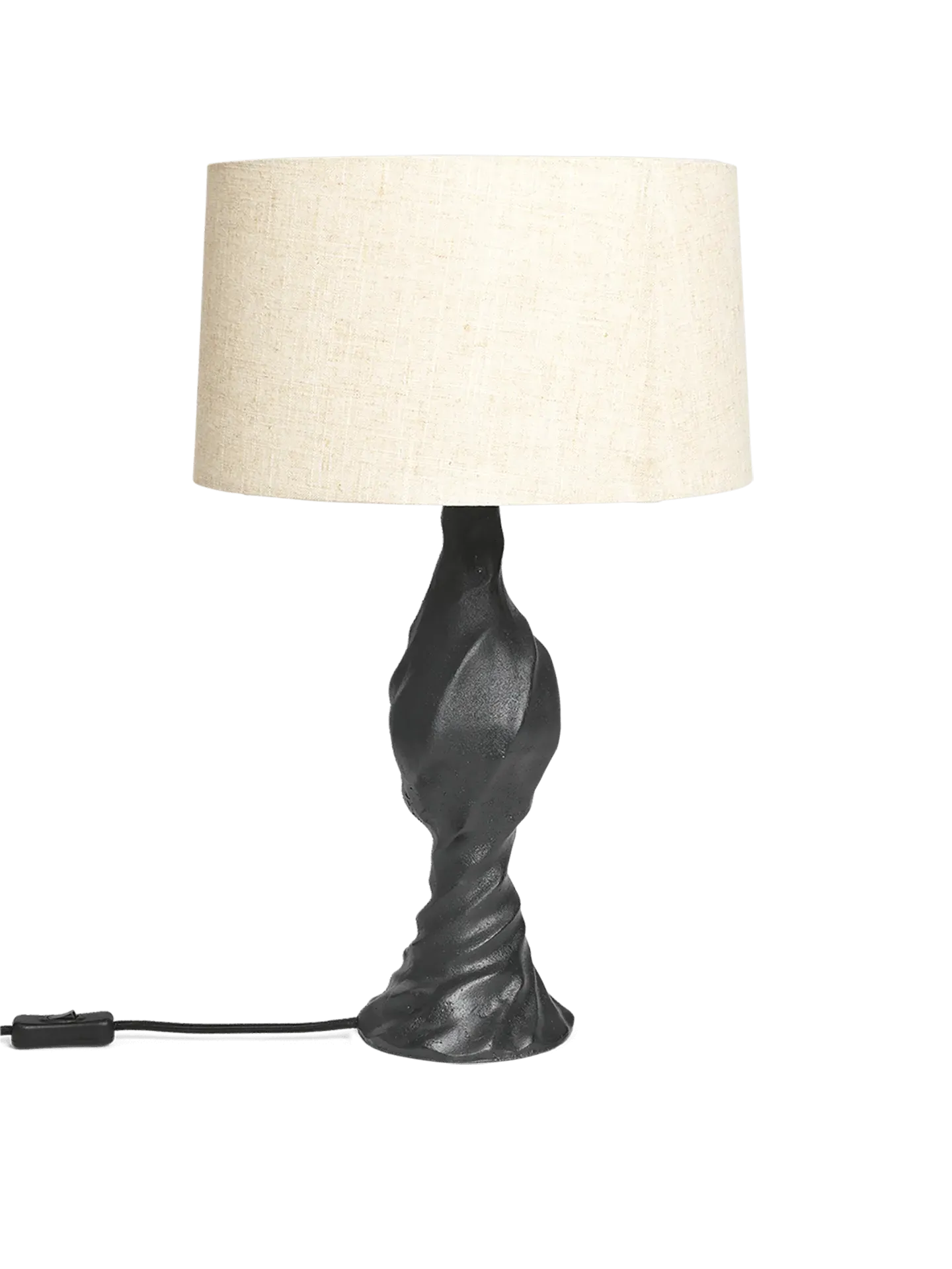 Moltan Lamp Base - Black