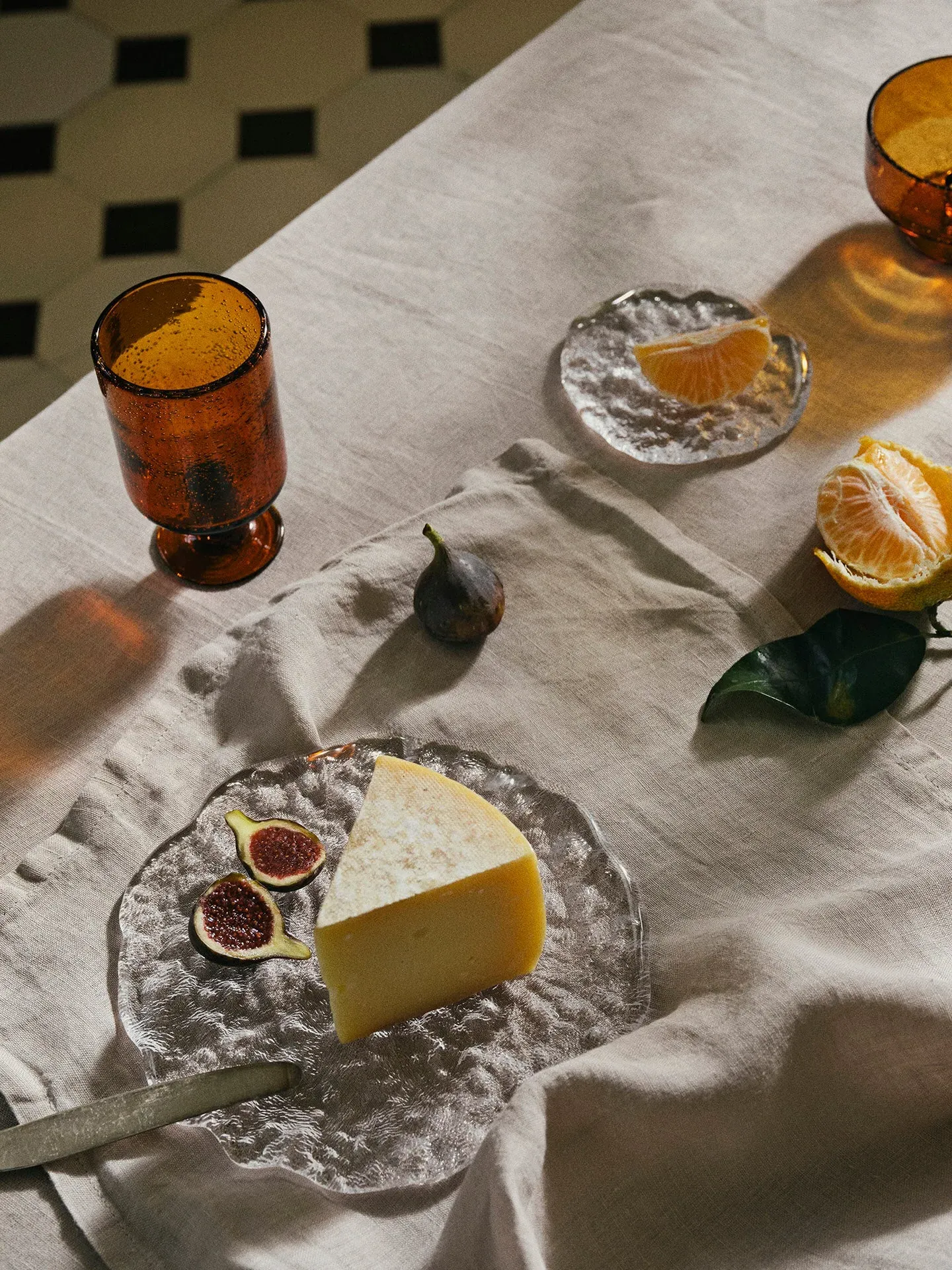 Momento Large Glass Stones Set of 2 - Clear