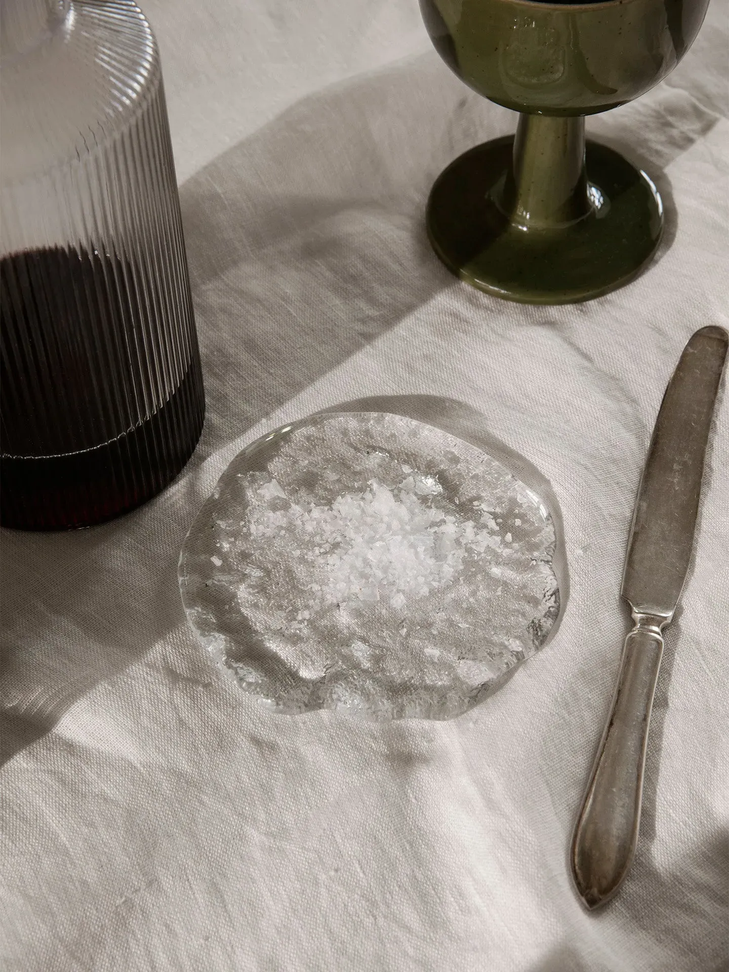 Momento Small Glass Stones Set of 2 - Clear