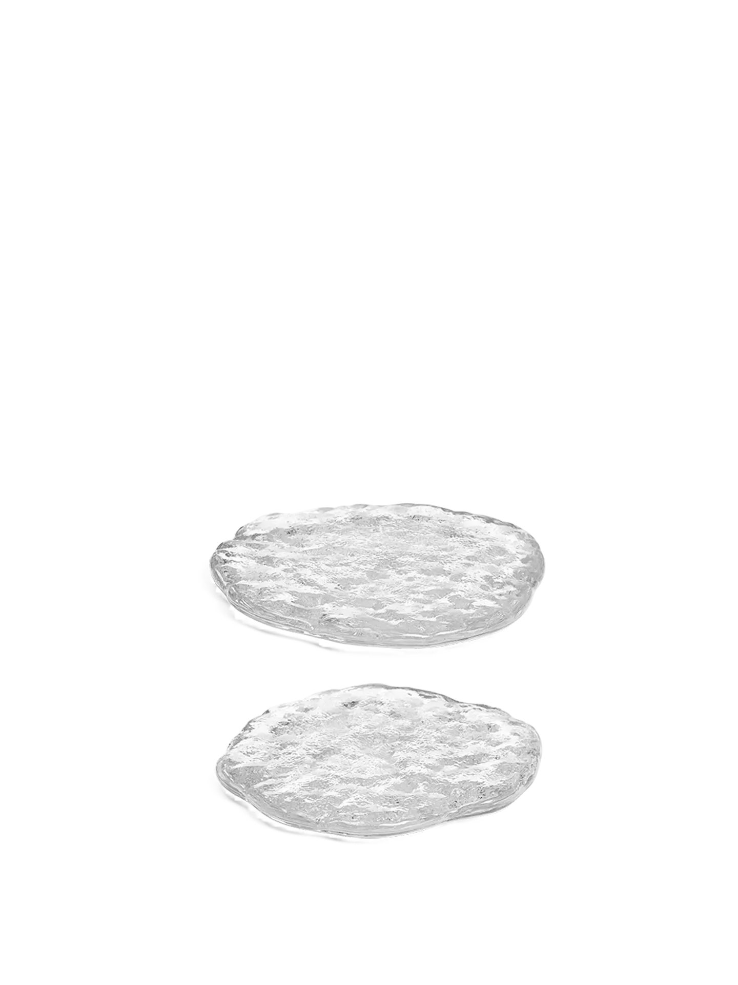 Momento Small Glass Stones Set of 2 - Clear image