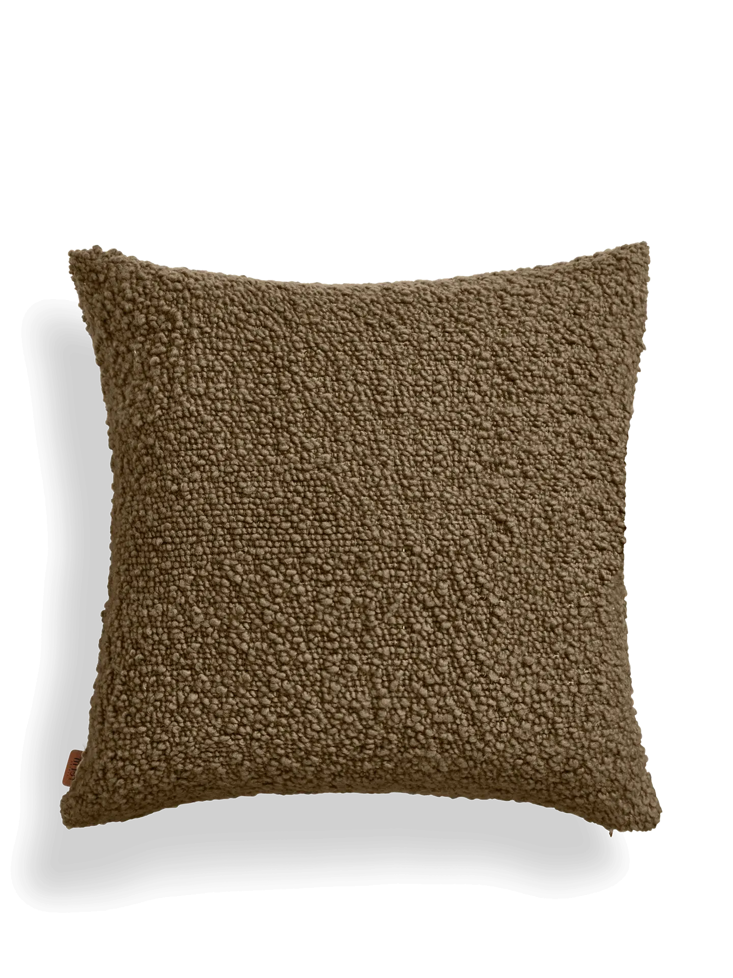 Moor Cushion - Olive, Bouclé
