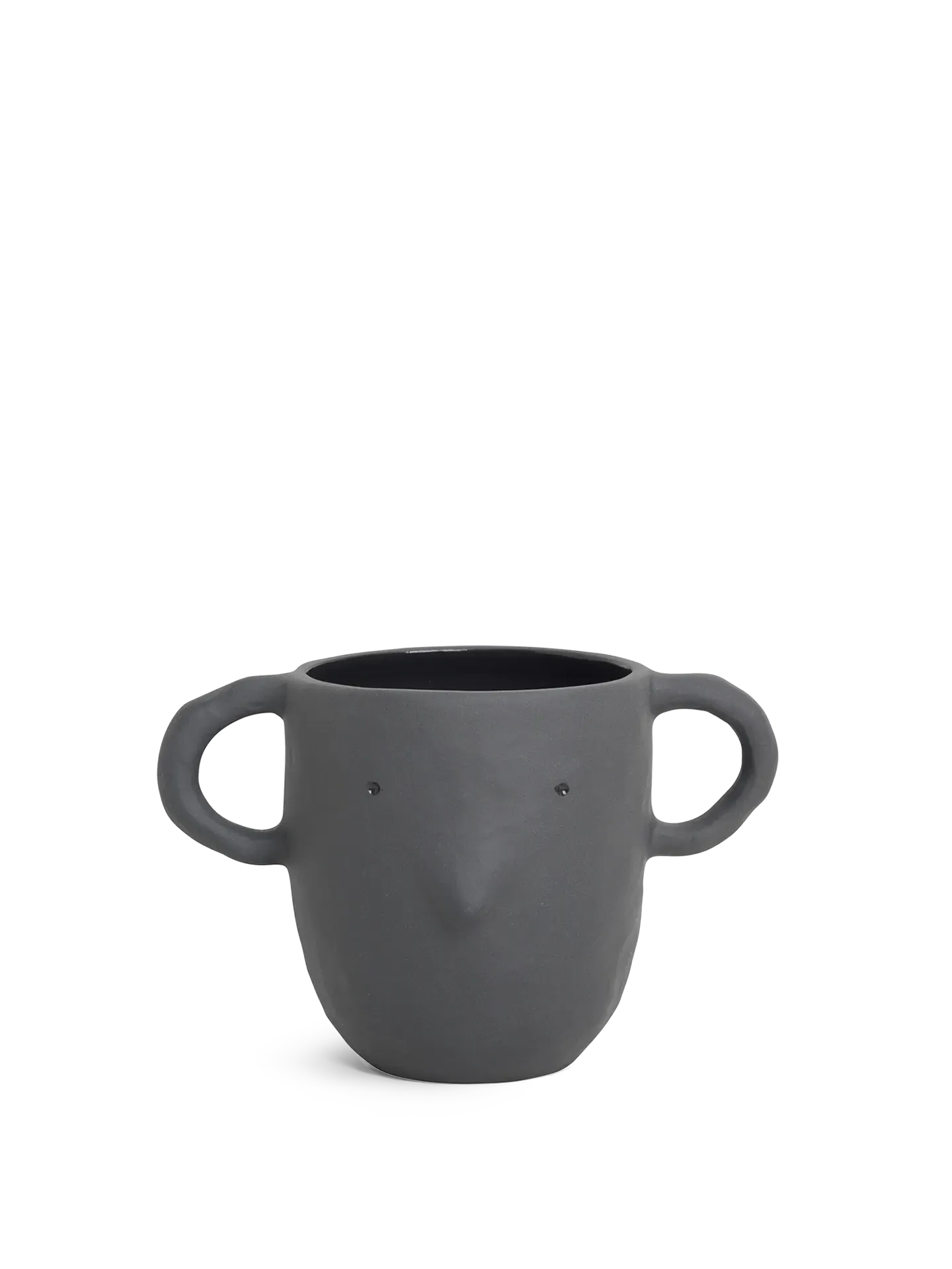 Mus Large Plant Pot - Dark Grey