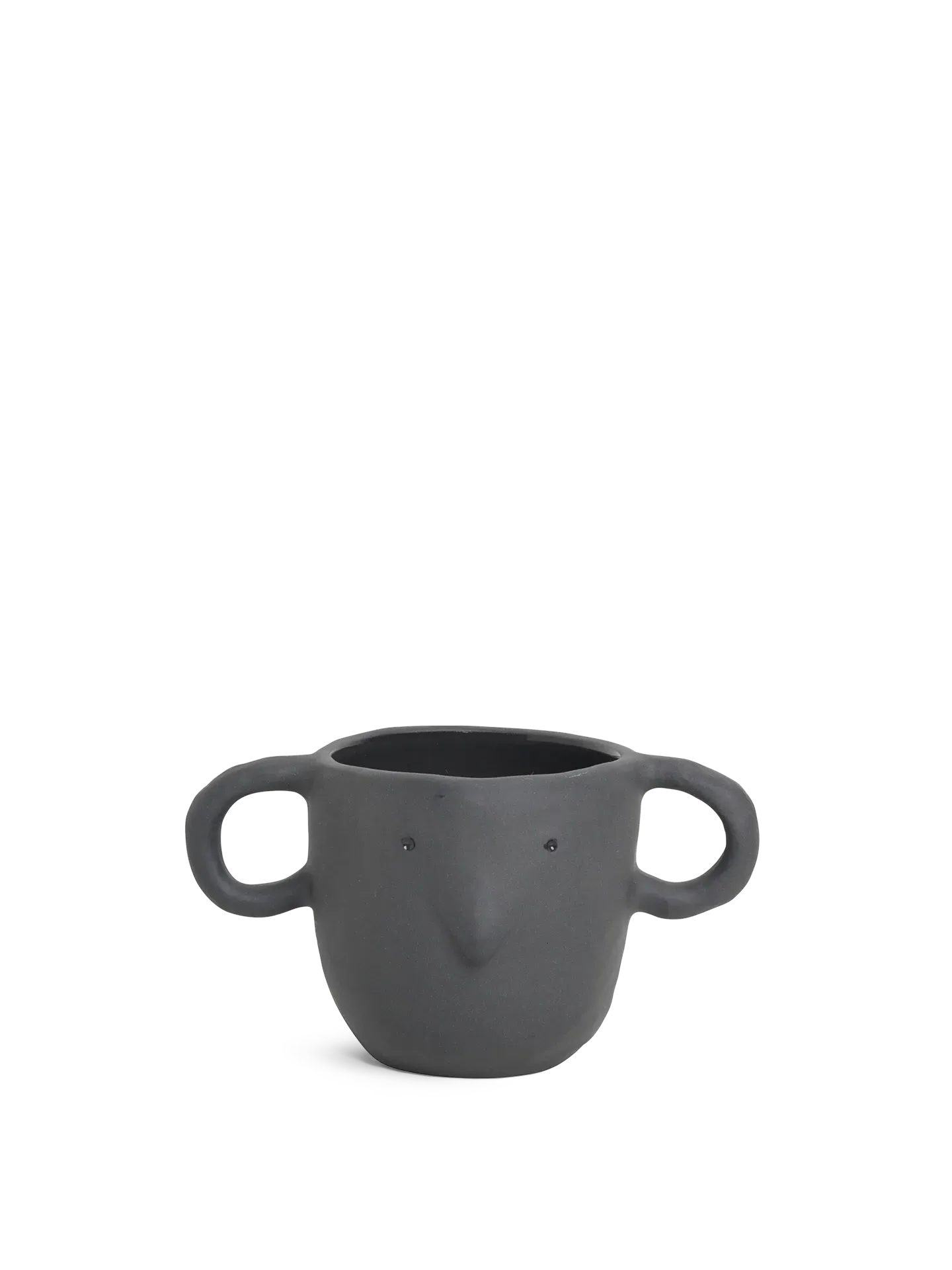 Mus Small Plant Pot - Dark Grey image