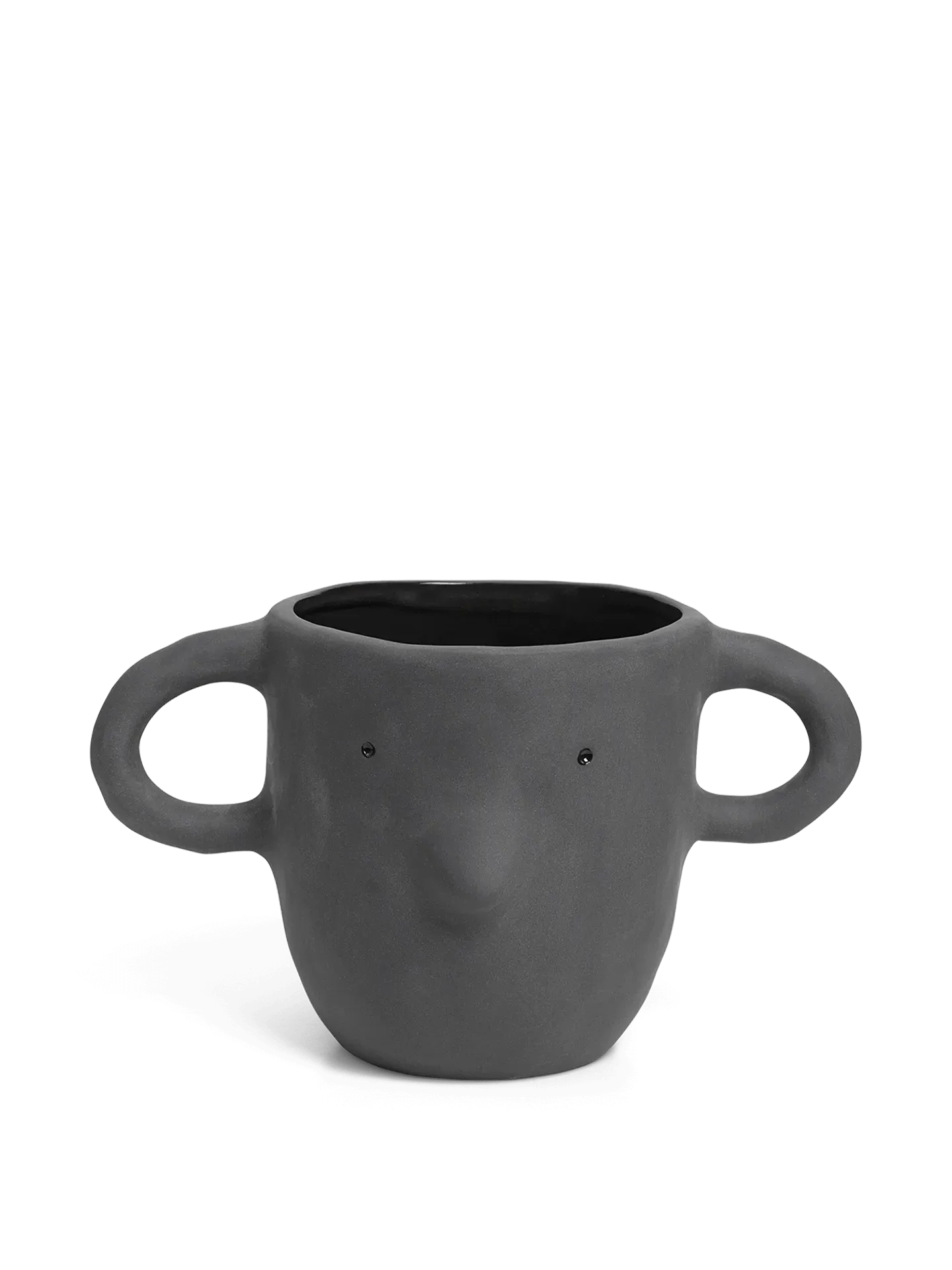 Mus XL Plant Pot - Dark Grey