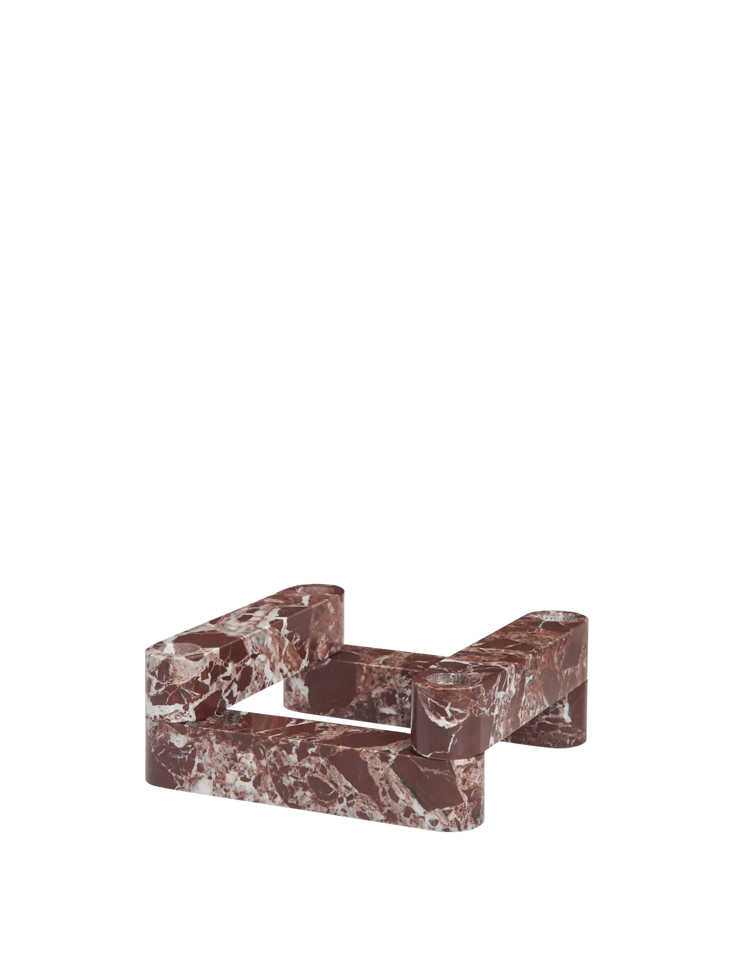 Newel Modular Candle Holder Set of 4 - Rosso Levanto