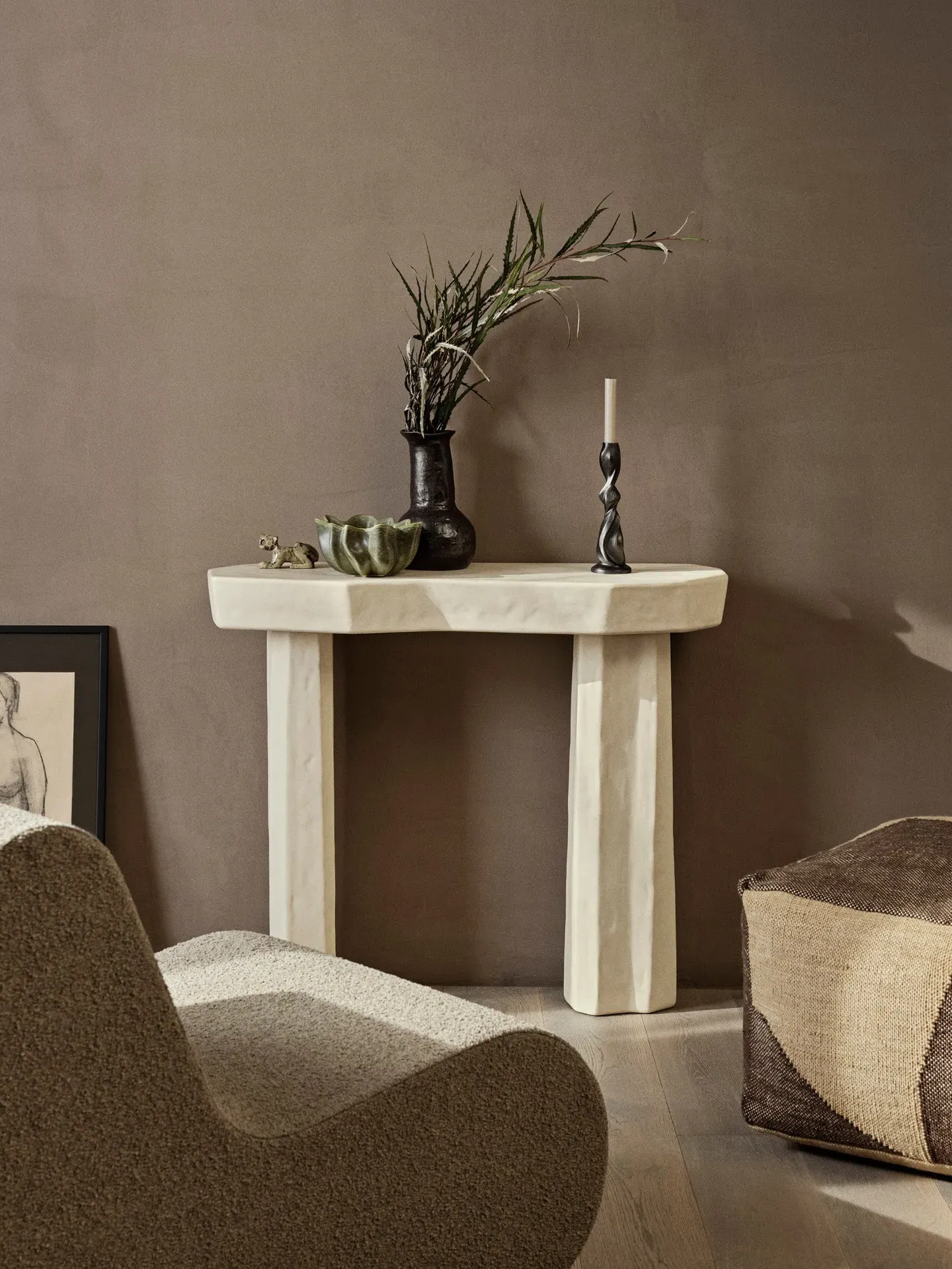 Nium Small Bowl - Dark Sage