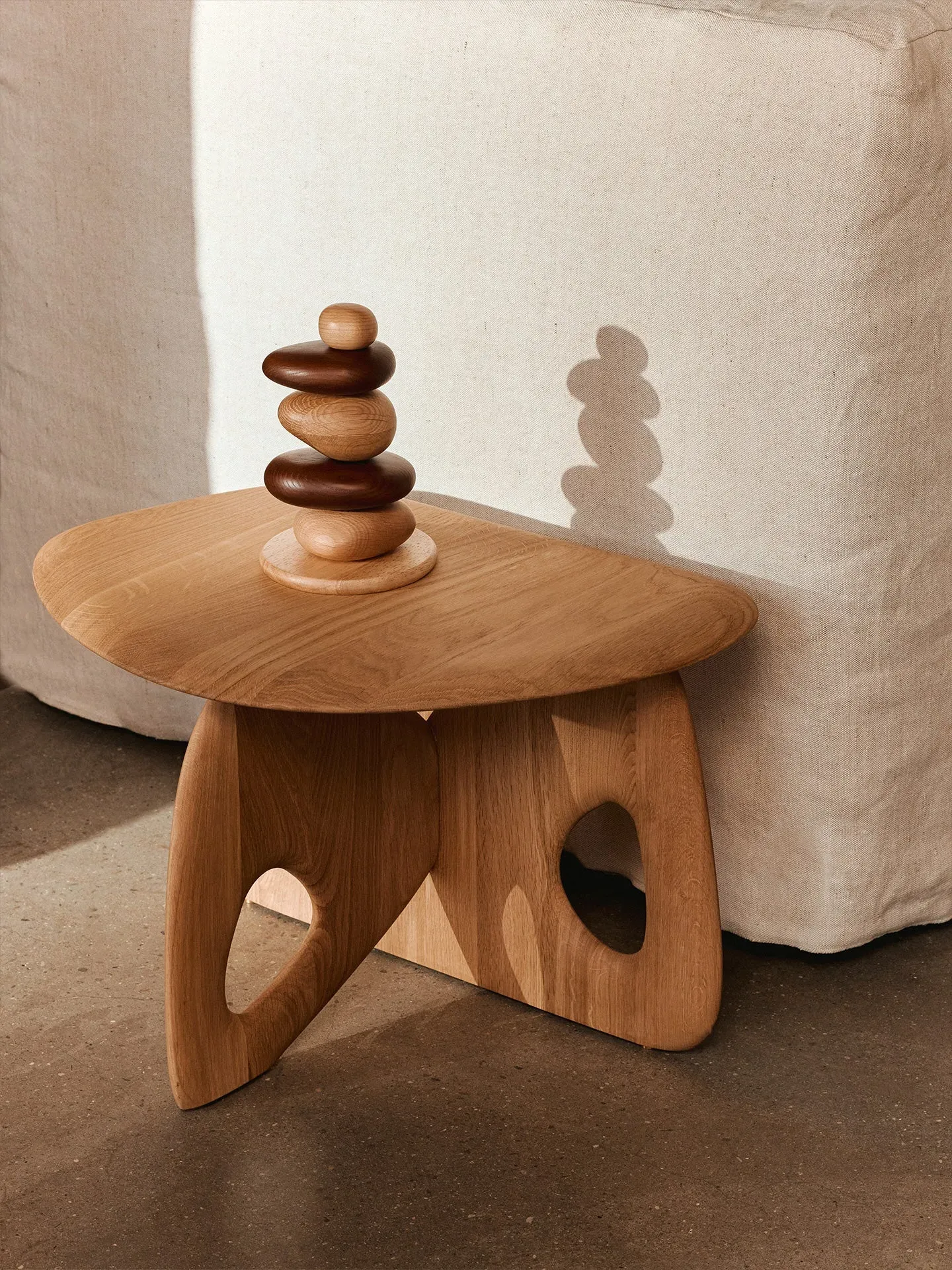 Oar Small Coffee Table - Natural Oak