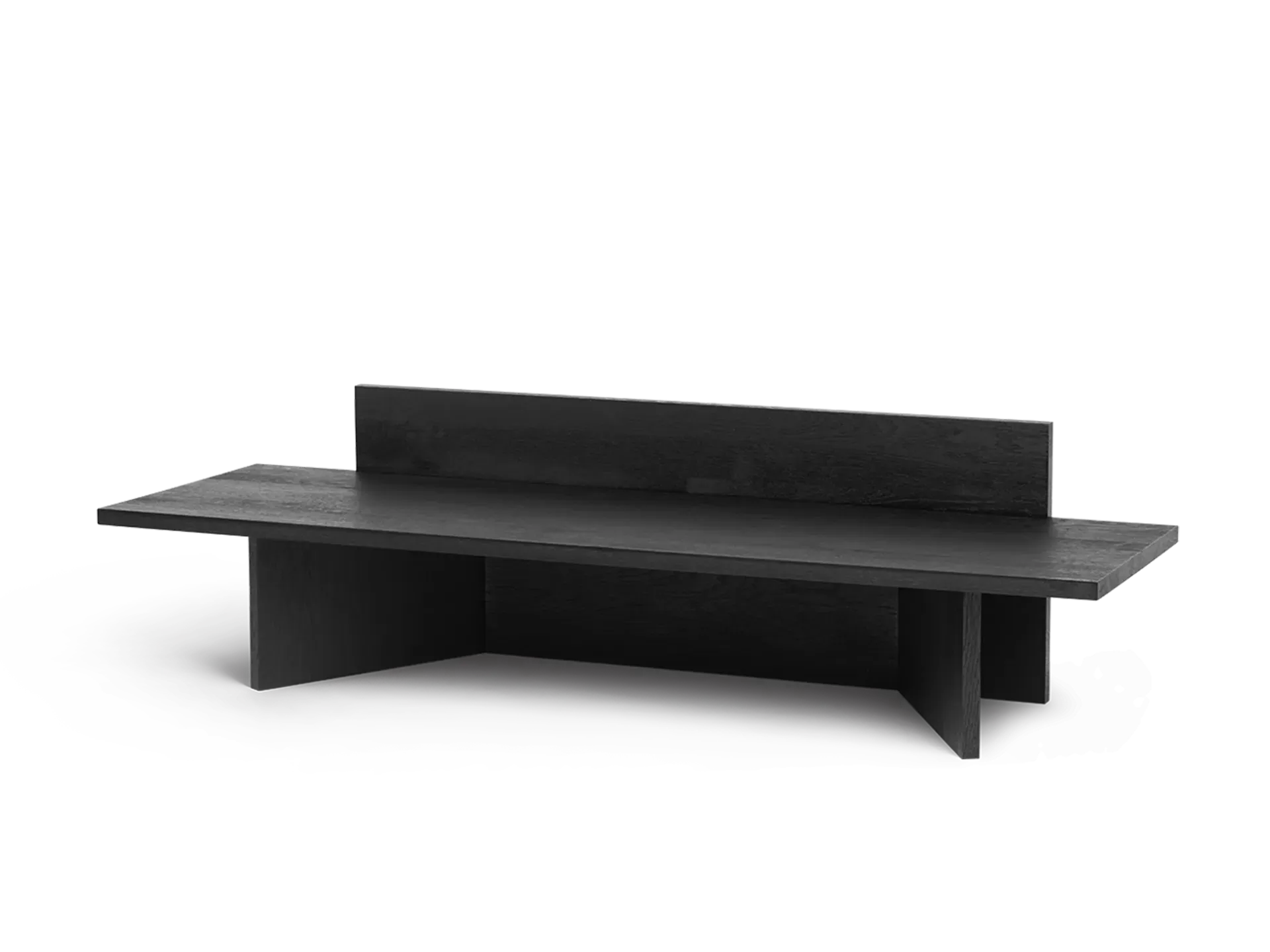 Oblique Bench - Black Stained Ash image