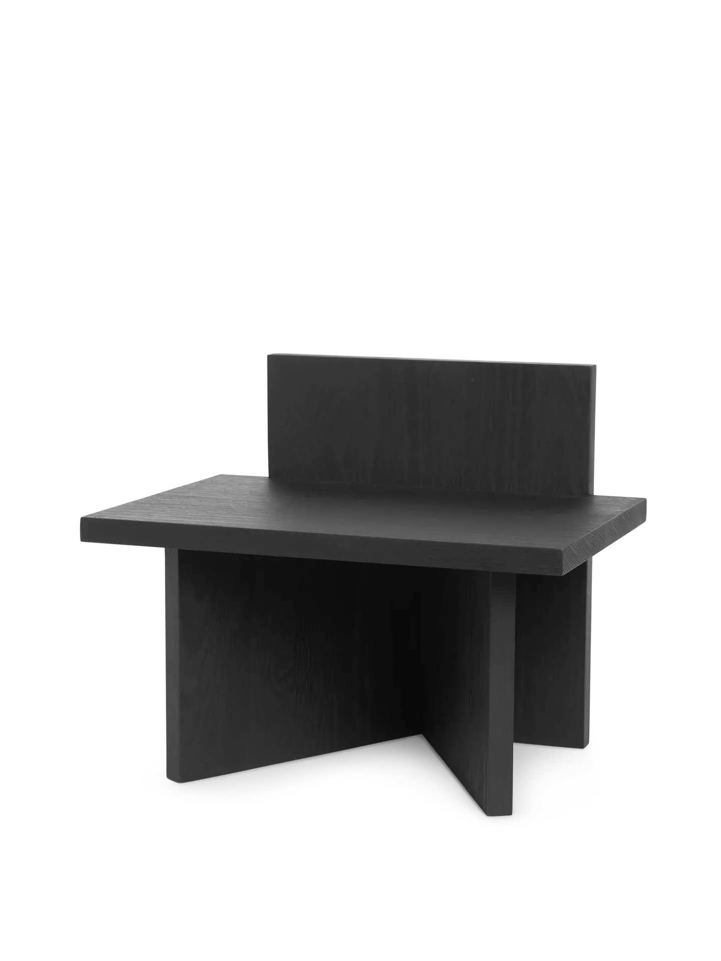 Oblique Stool - Black, Ash image