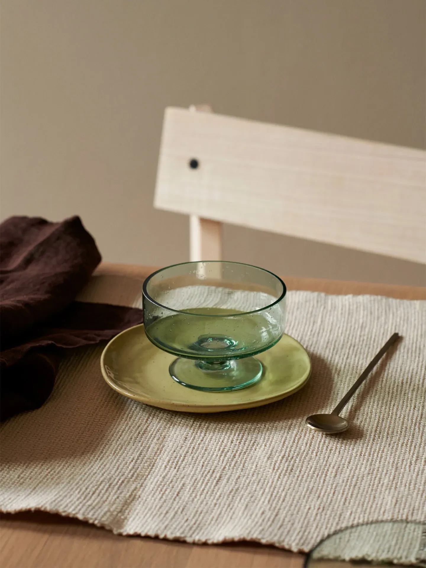 Oli Dessert Cup - Clear, Recycled Glass