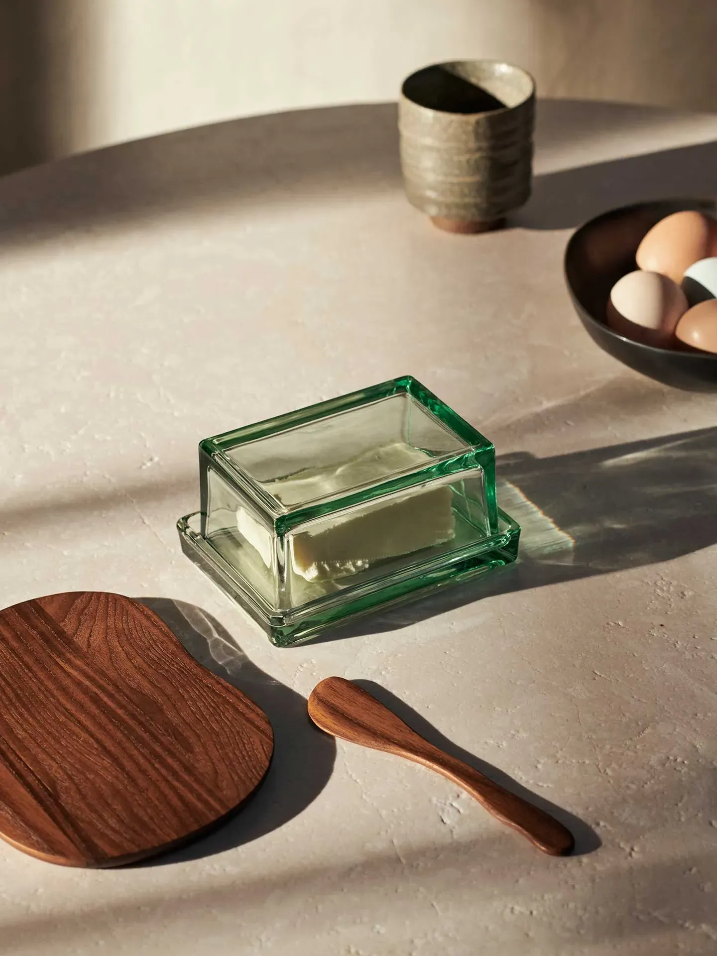 Oli Storage Box - Clear, Recycled Glass