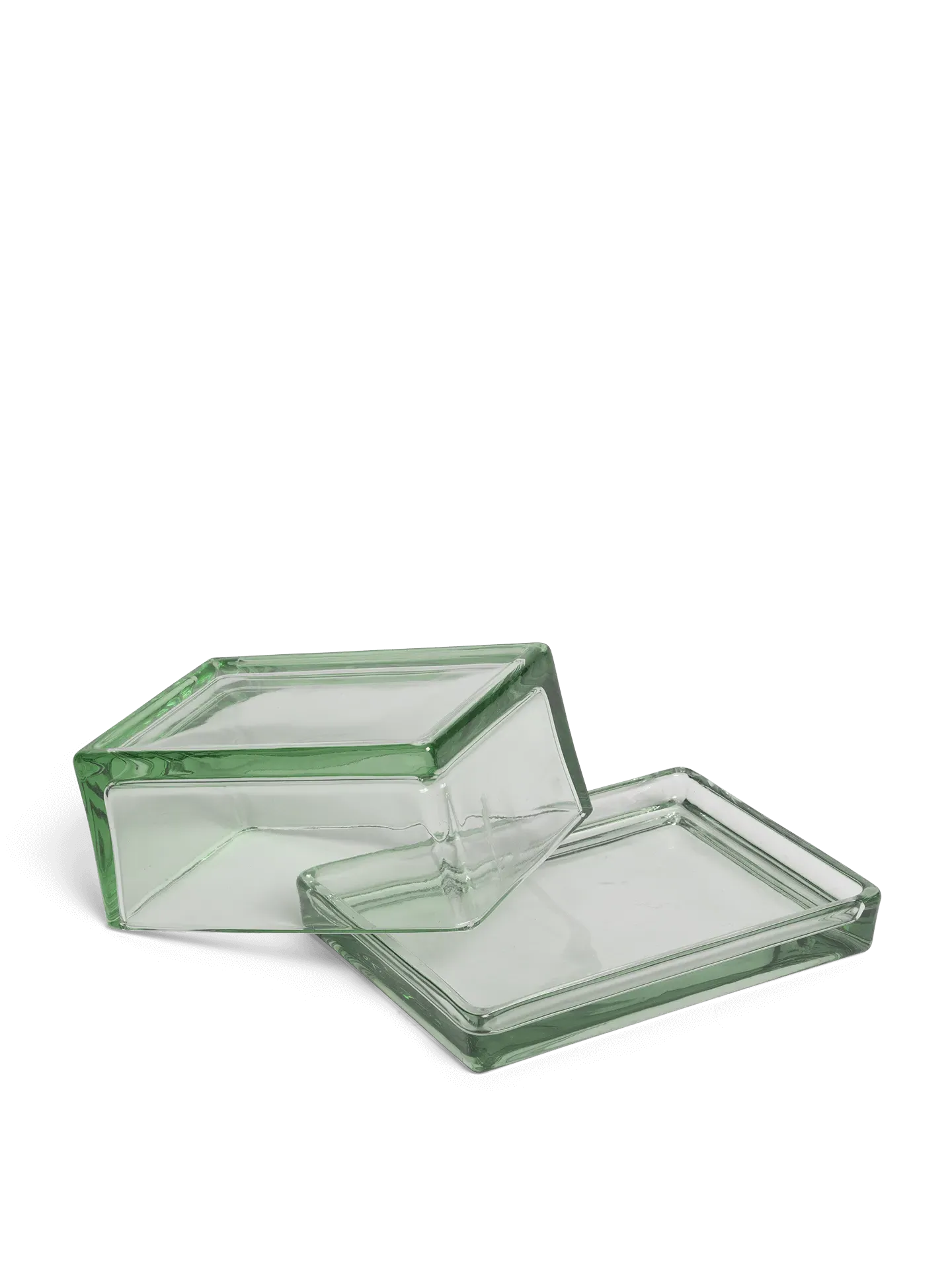 Oli Storage Box - Clear, Recycled Glass