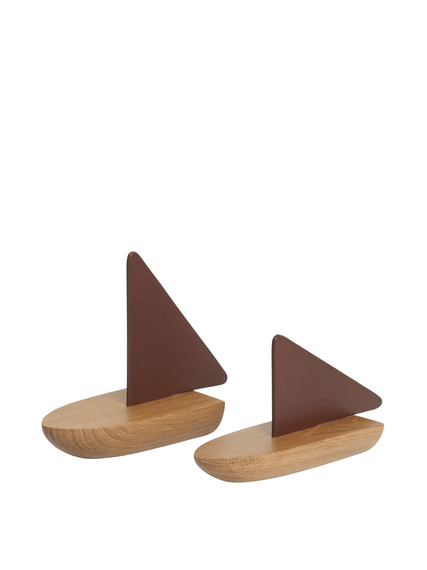 Opty Boat Set of 2 - Dark Pecan, Oak image