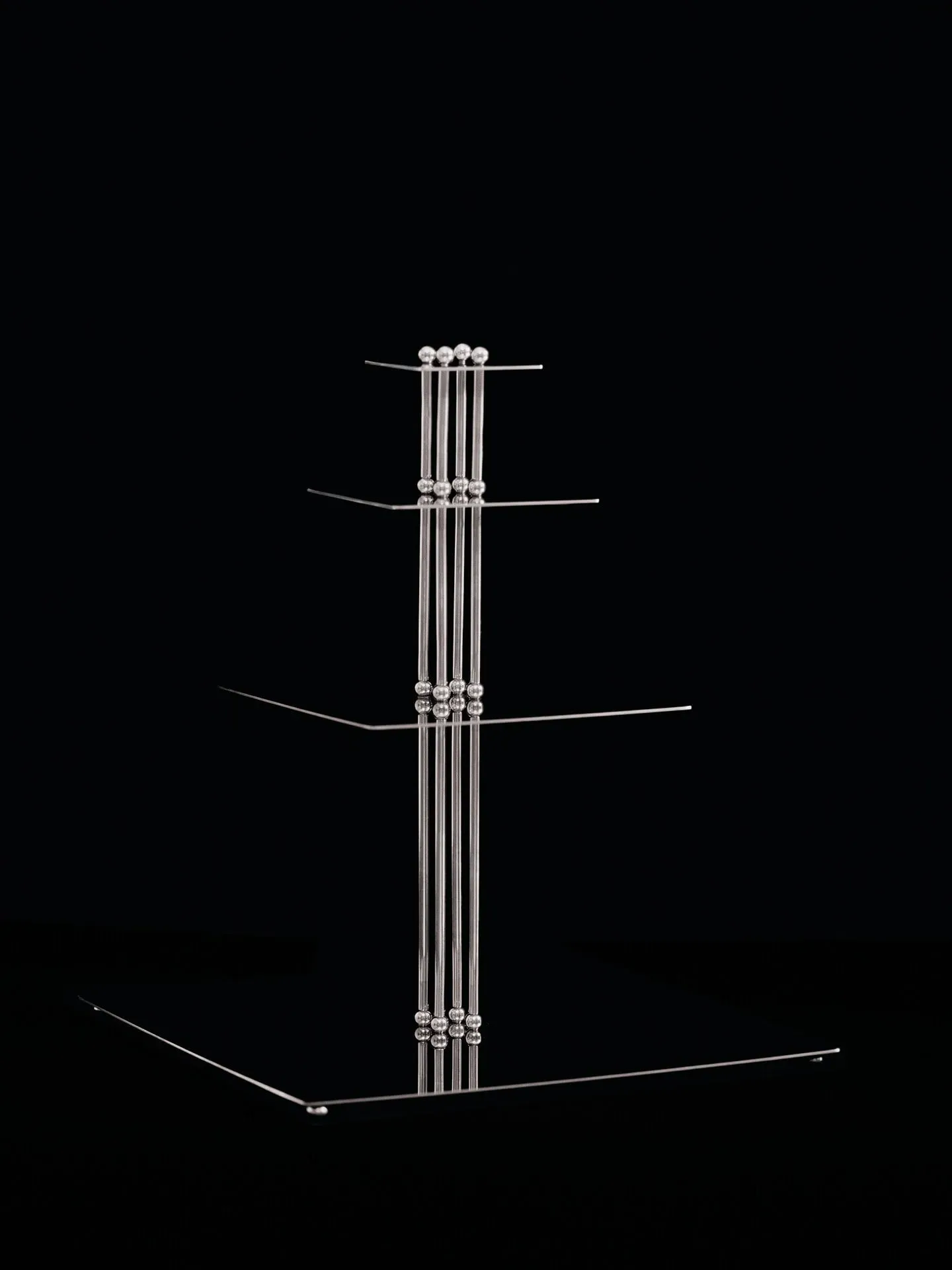 Orbelle Etagere - Mirror Polished Stainless Steel