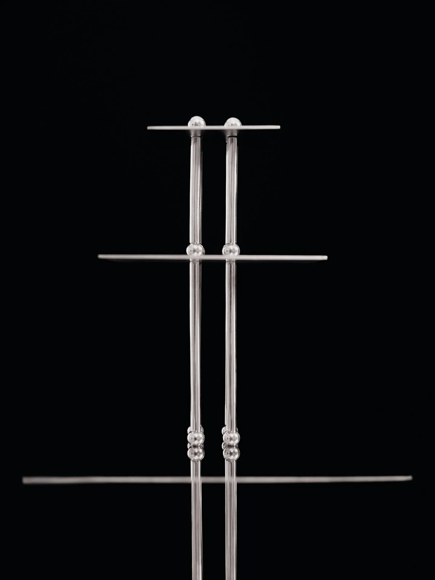 Orbelle Etagere - Mirror Polished Stainless Steel