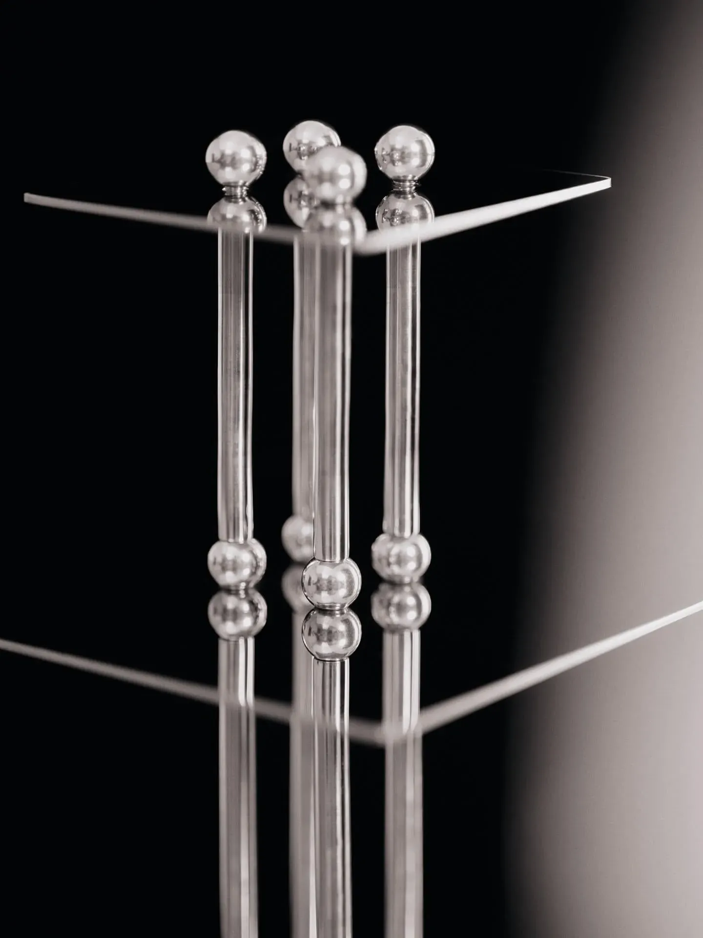 Orbelle Etagere - Mirror Polished Stainless Steel