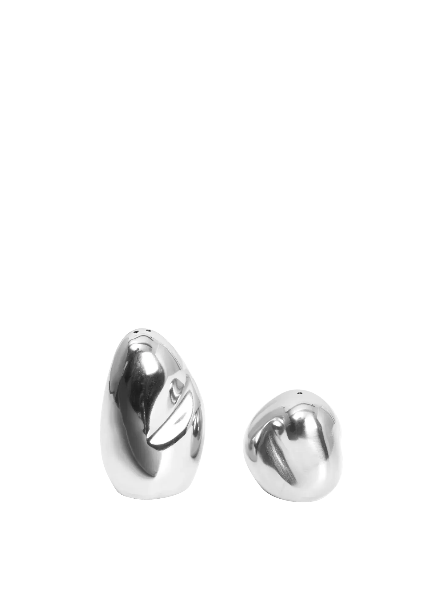 Orevo Salt and Pepper Shakers Set - Stainless Steel image