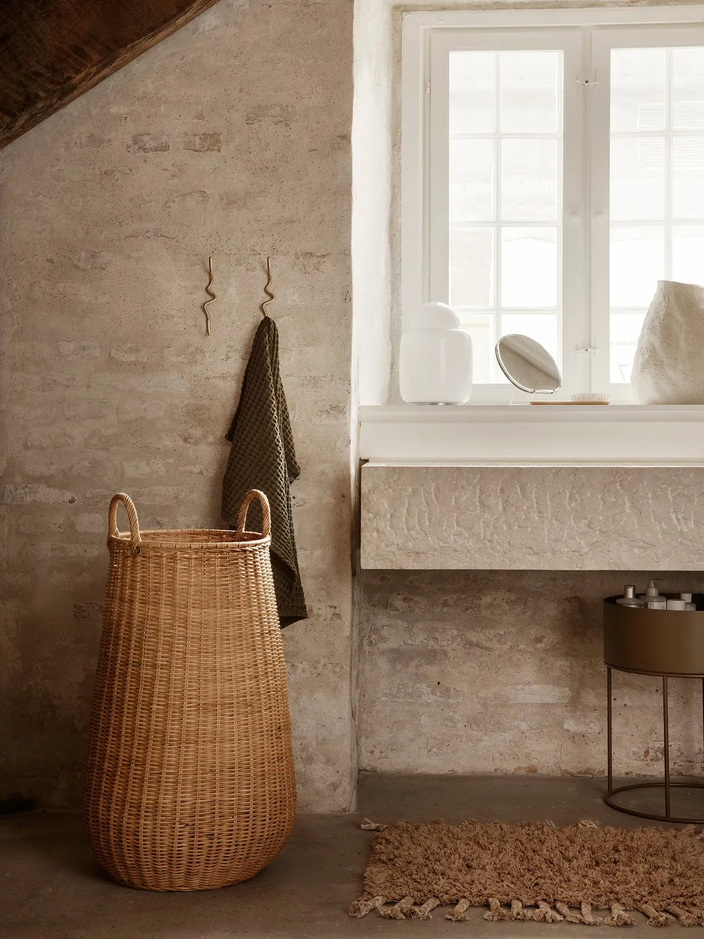 Organic Bath Towel - Olive