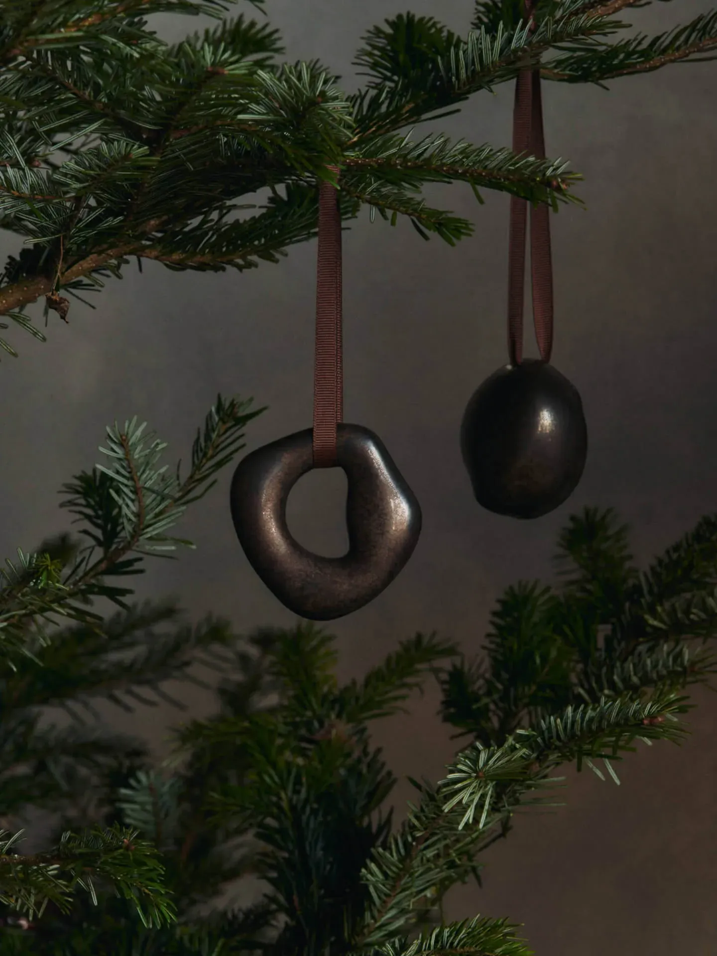 Orrith Ornaments Set of 2 - Rustic Bronze