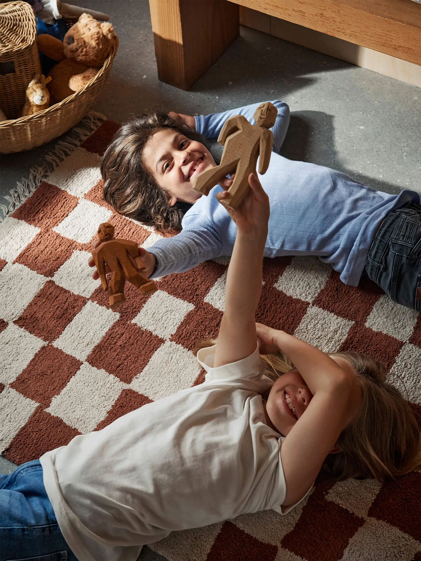 Otto Hand-Carved Figure - Orange