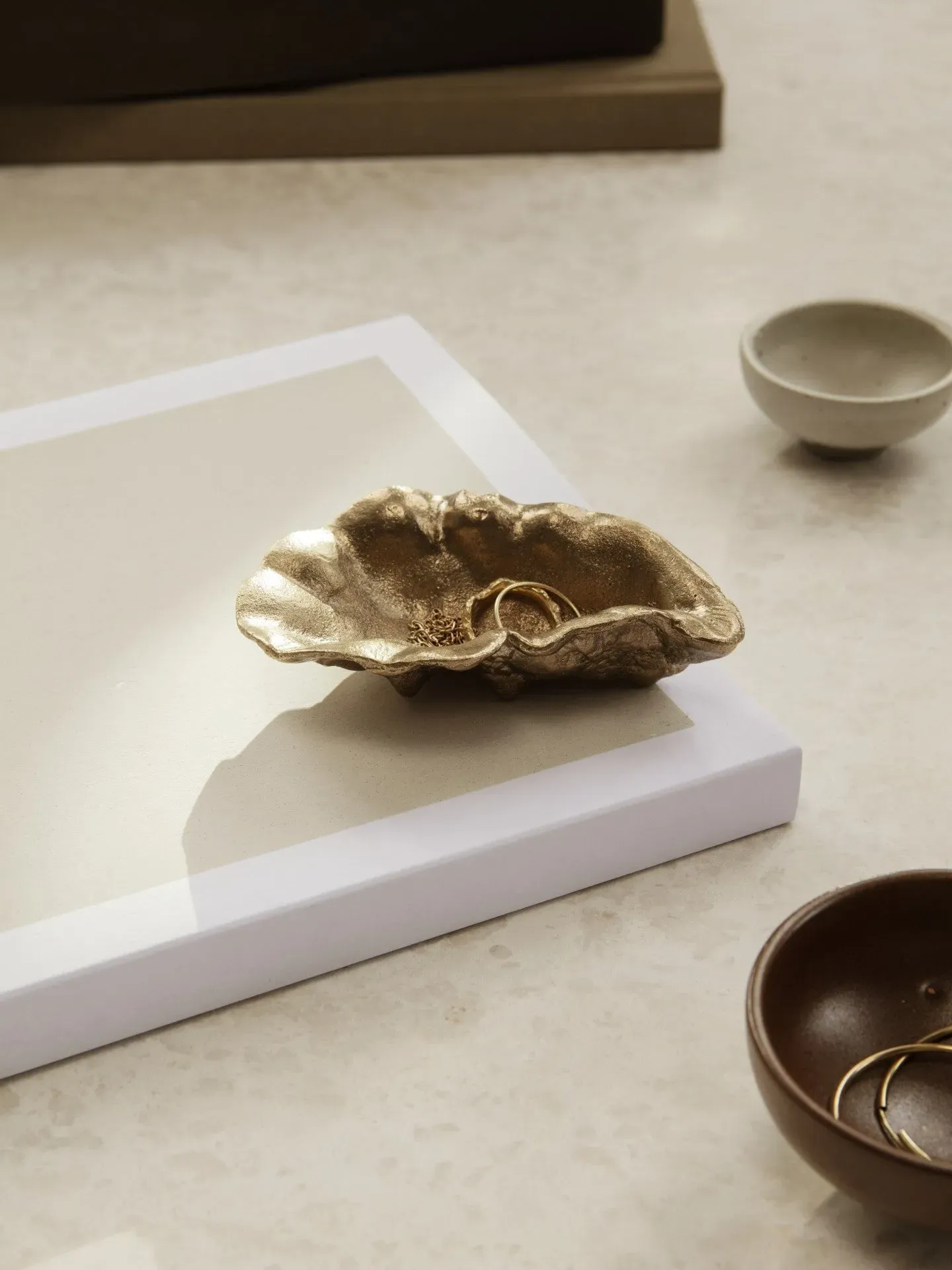Oyster Bowl - Brass