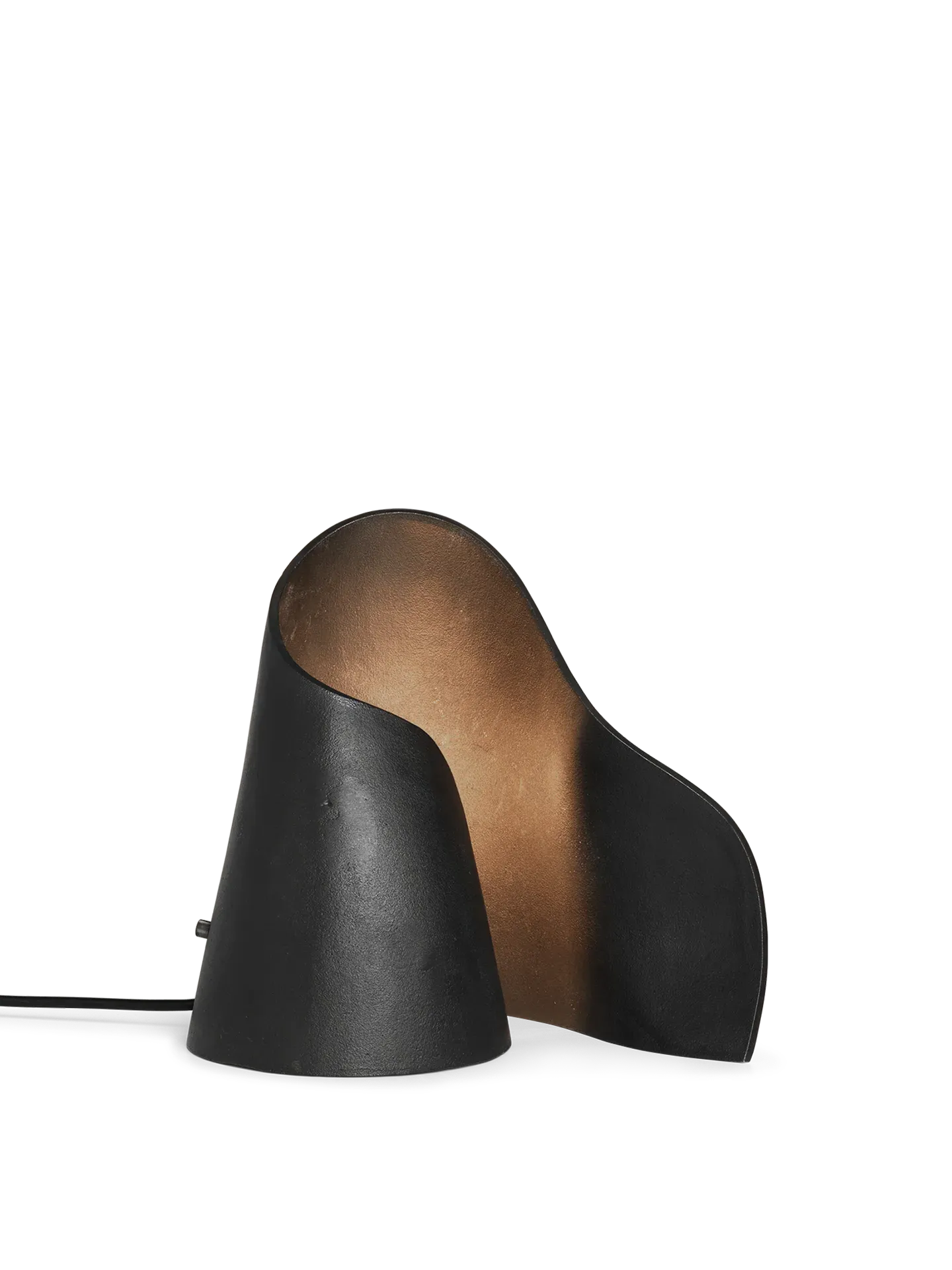 Oyster Table Lamp - Black, Recycled Aluminium