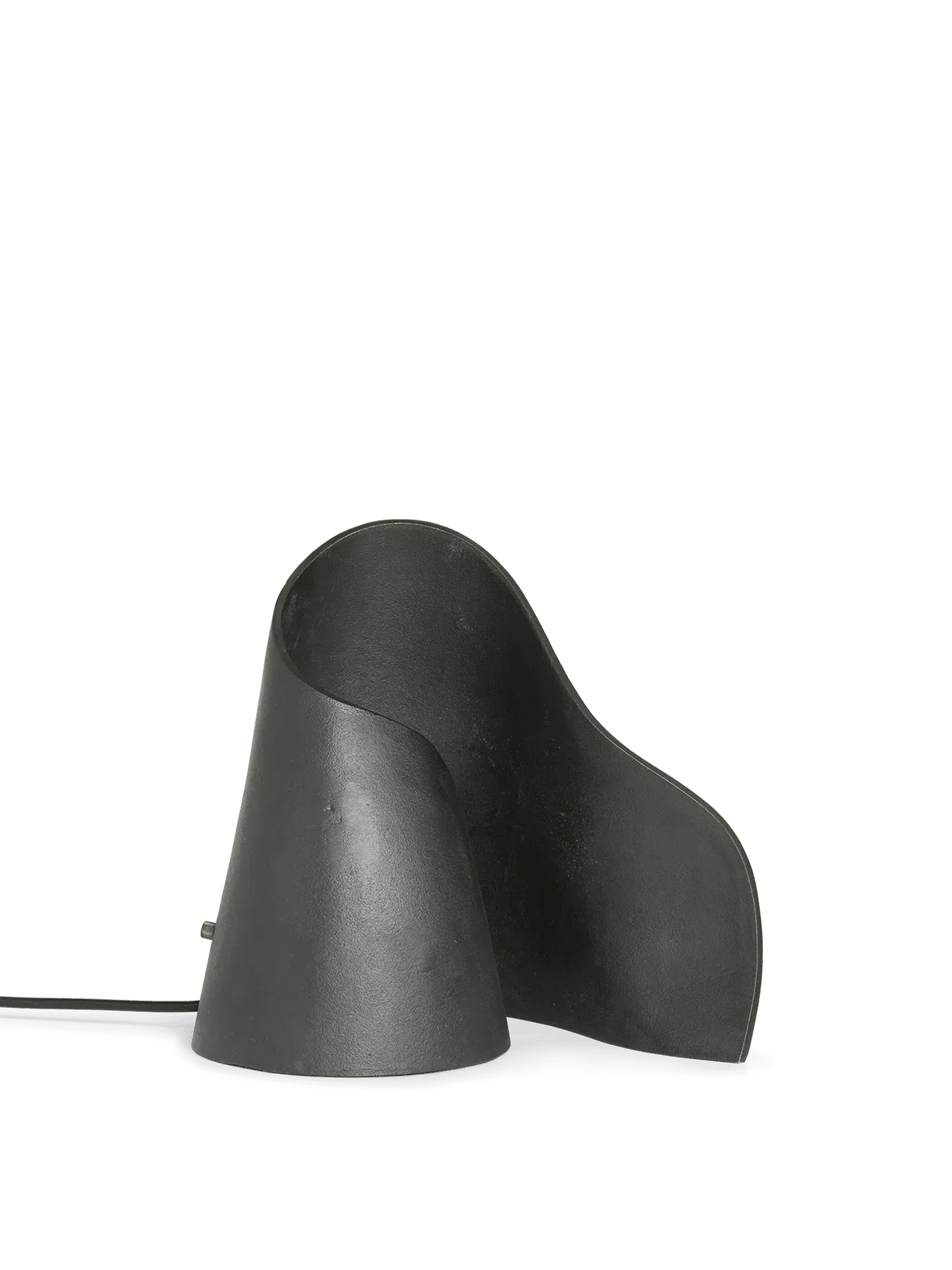 Oyster Table Lamp - Black, Recycled Aluminium