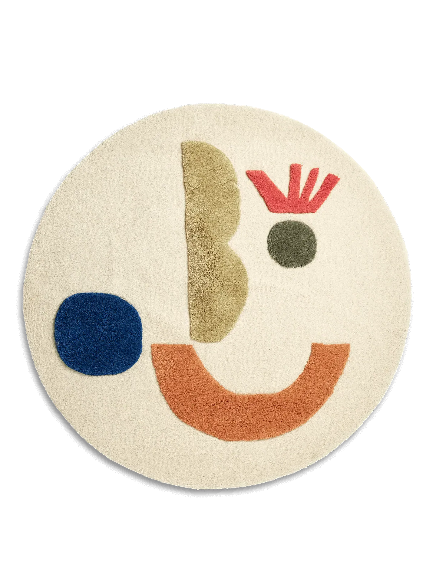 Panto Tufted Rug - Off-white