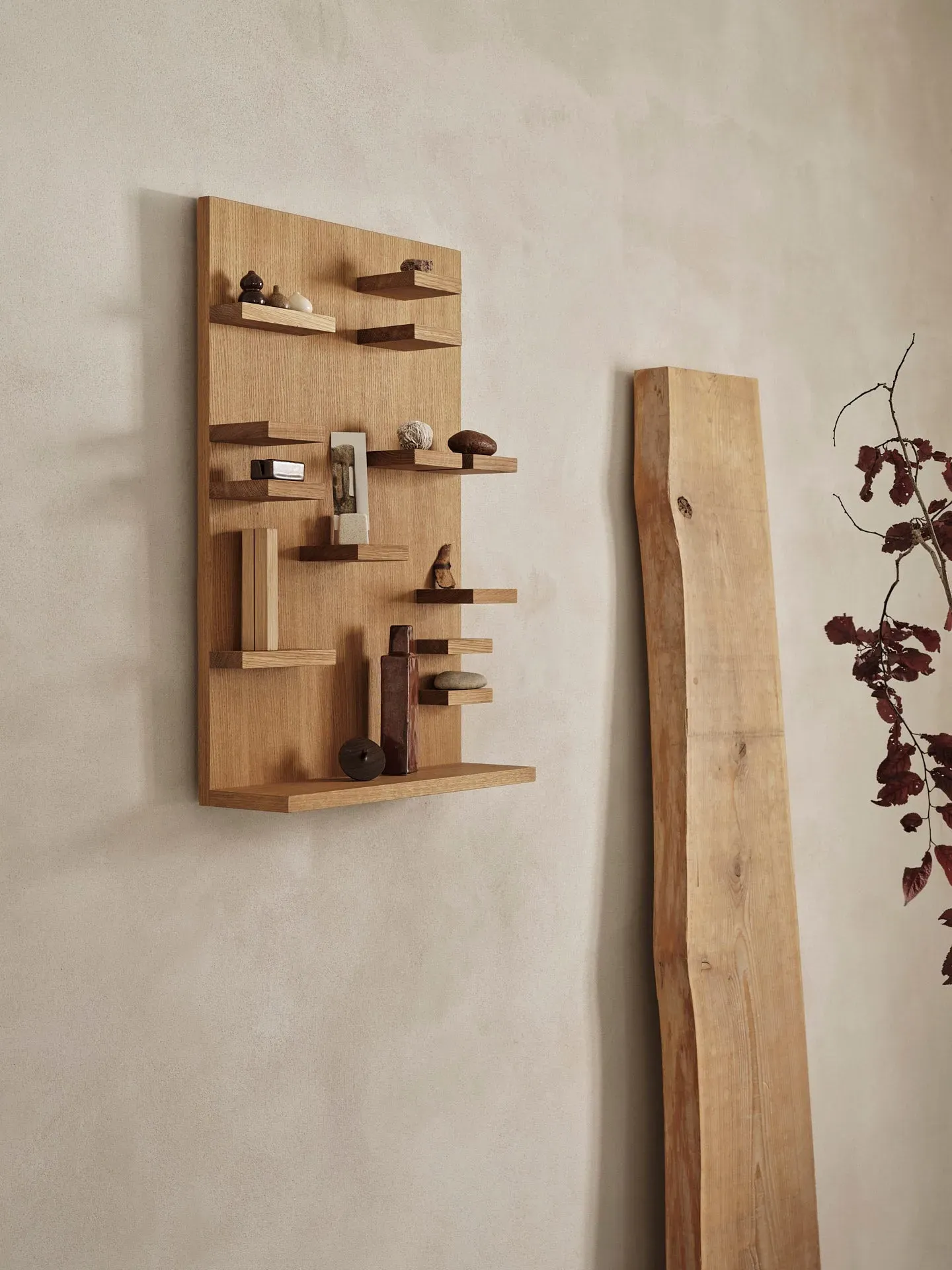 Parade Small Display Shelf - Oiled Oak