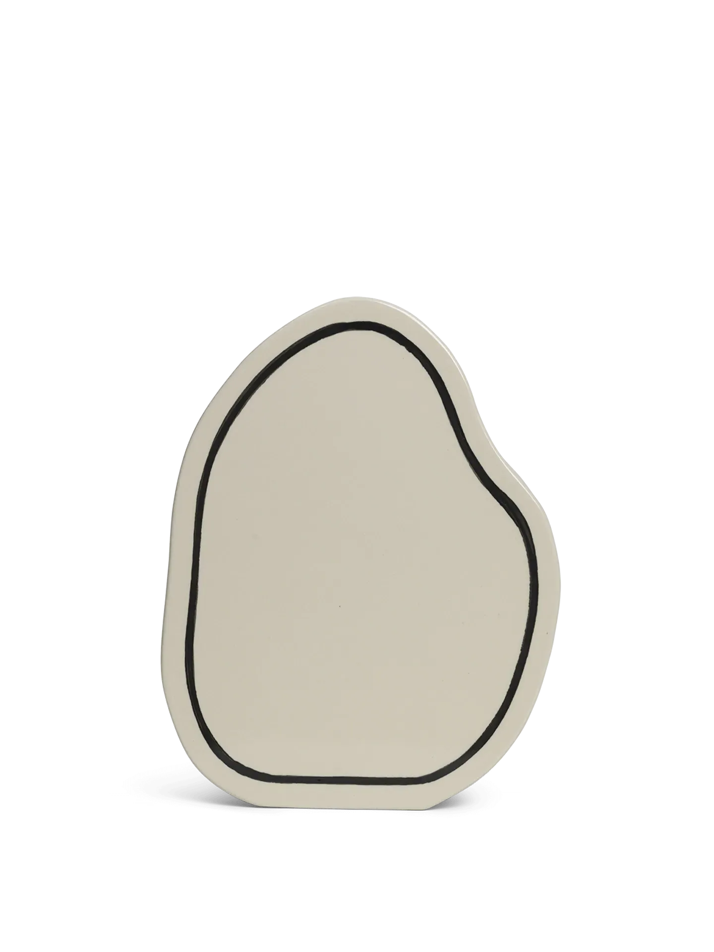 Paste Rounded Vase - Off-white, Ceramic image