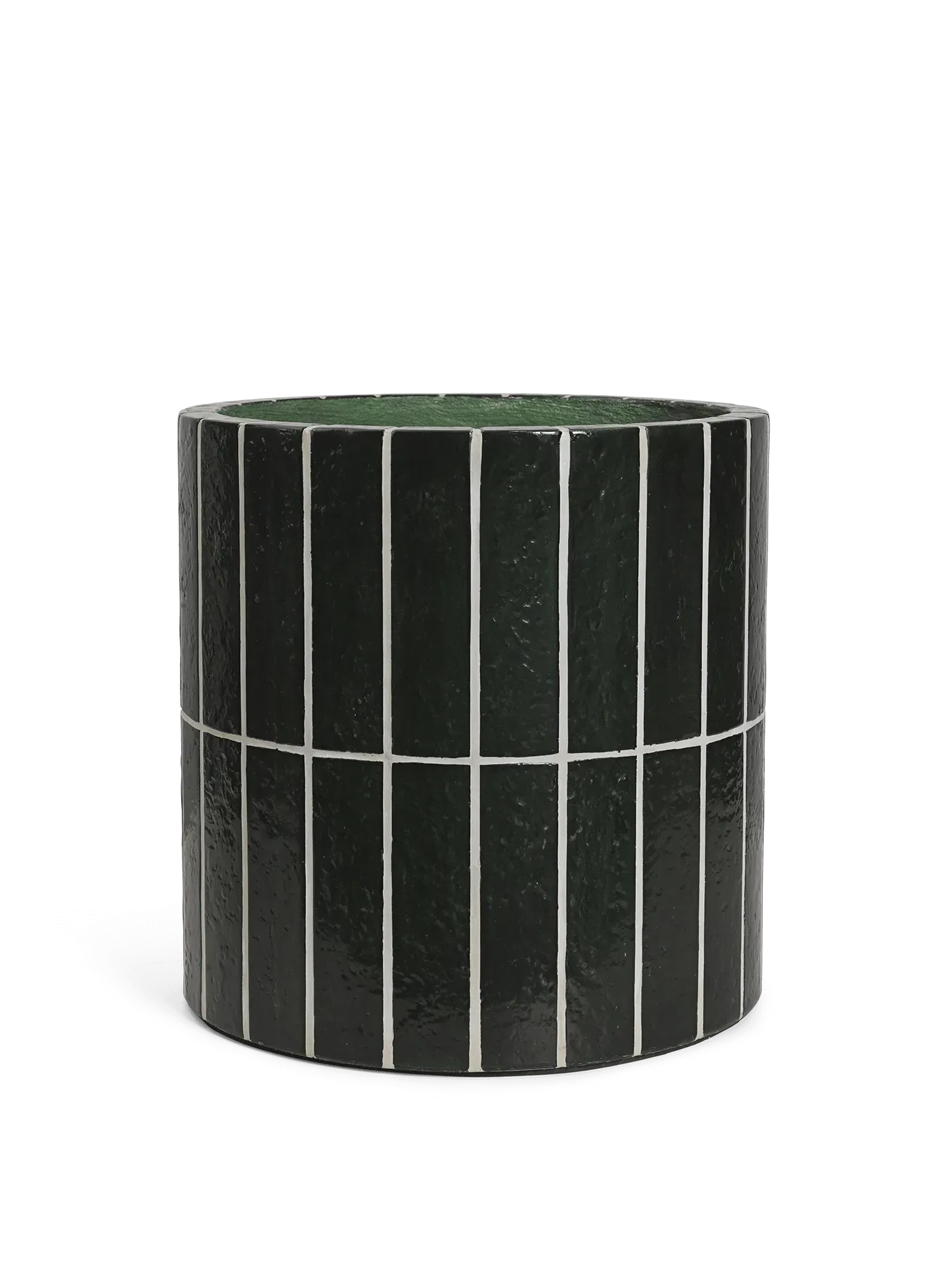 Pillar Plant Pot - Dark Green image