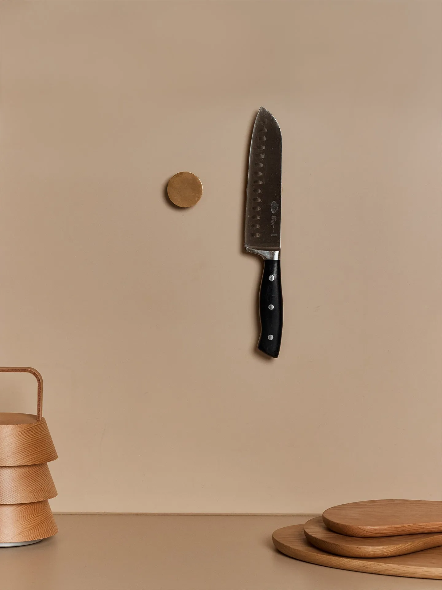 Pluto Knife Holder - Brass