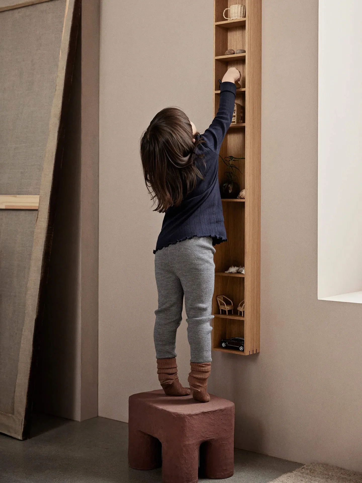 Podo Stool - Red Brown