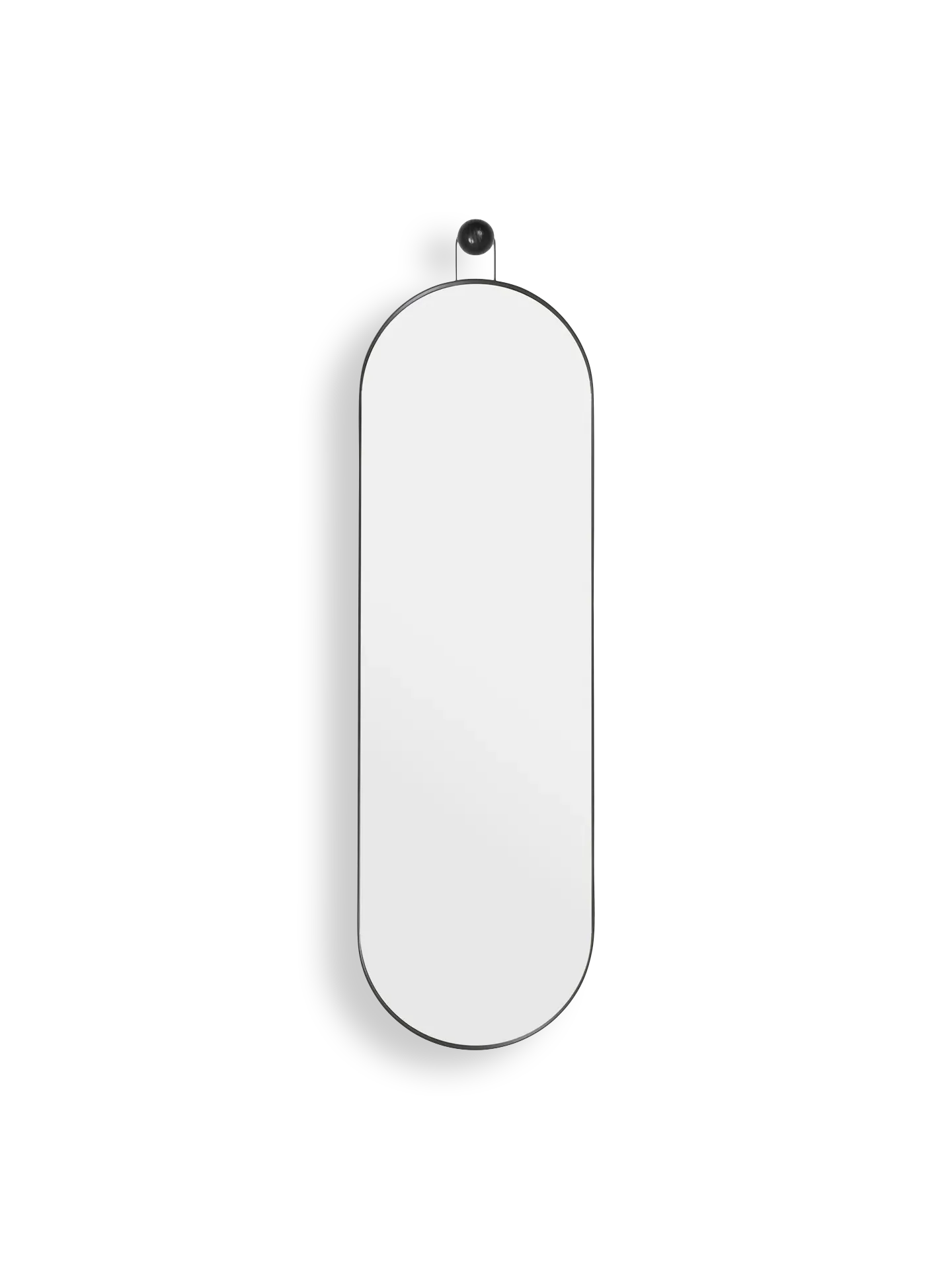 Poise Oval Mirror - Black image