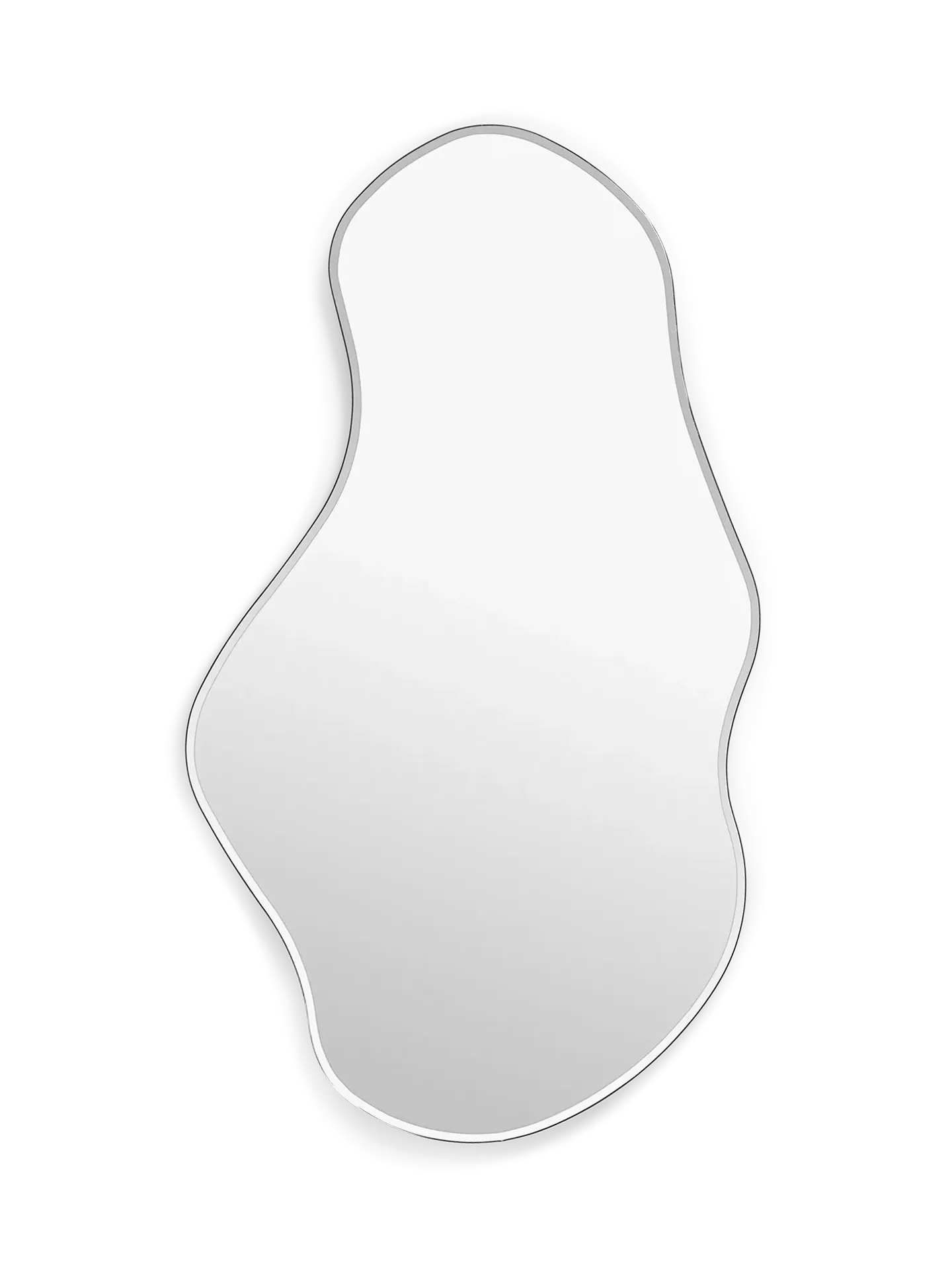 Pond Large Mirror - Dark Chrome