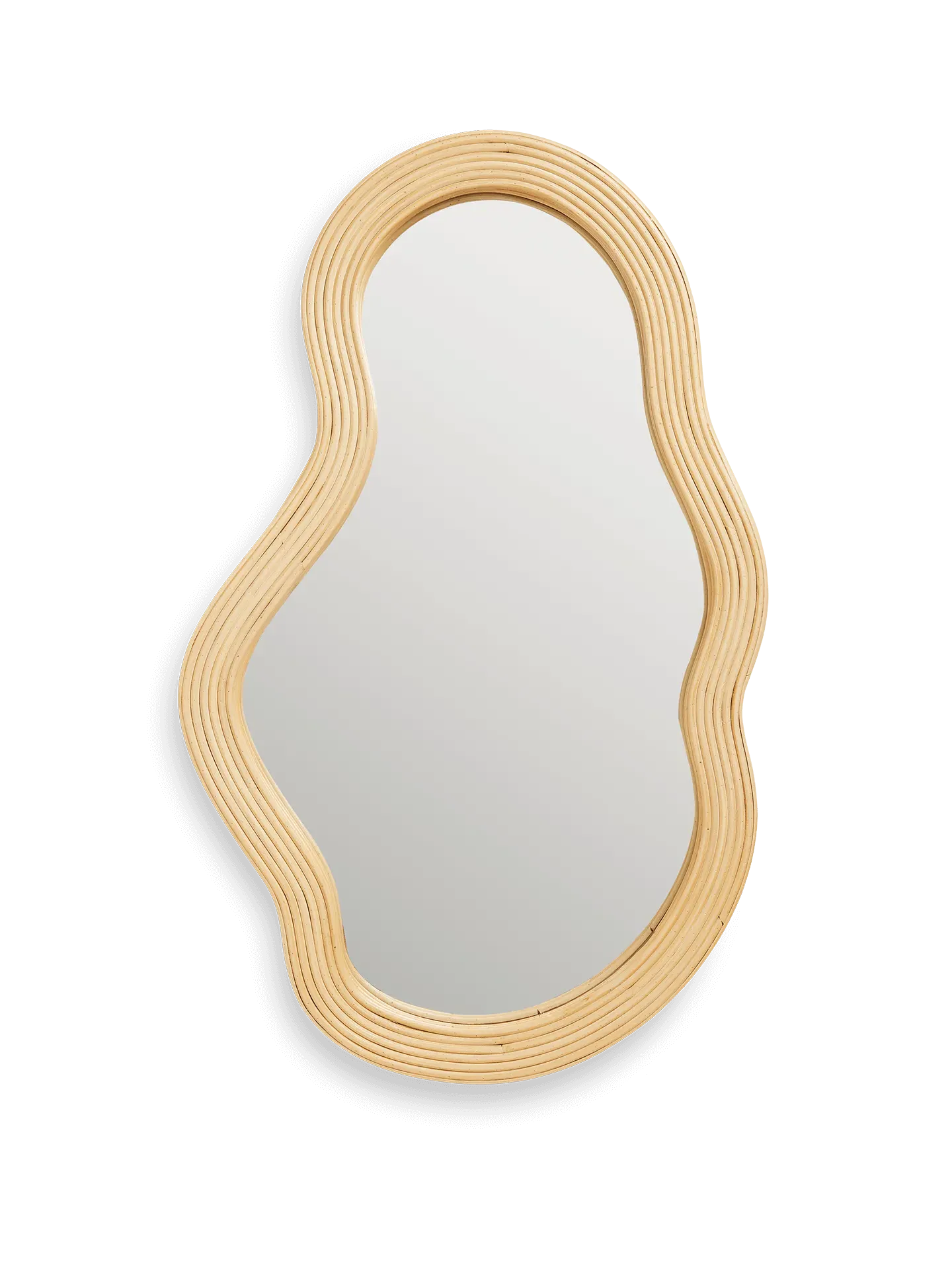 Pond Medium Mirror - Natural, Rattan image