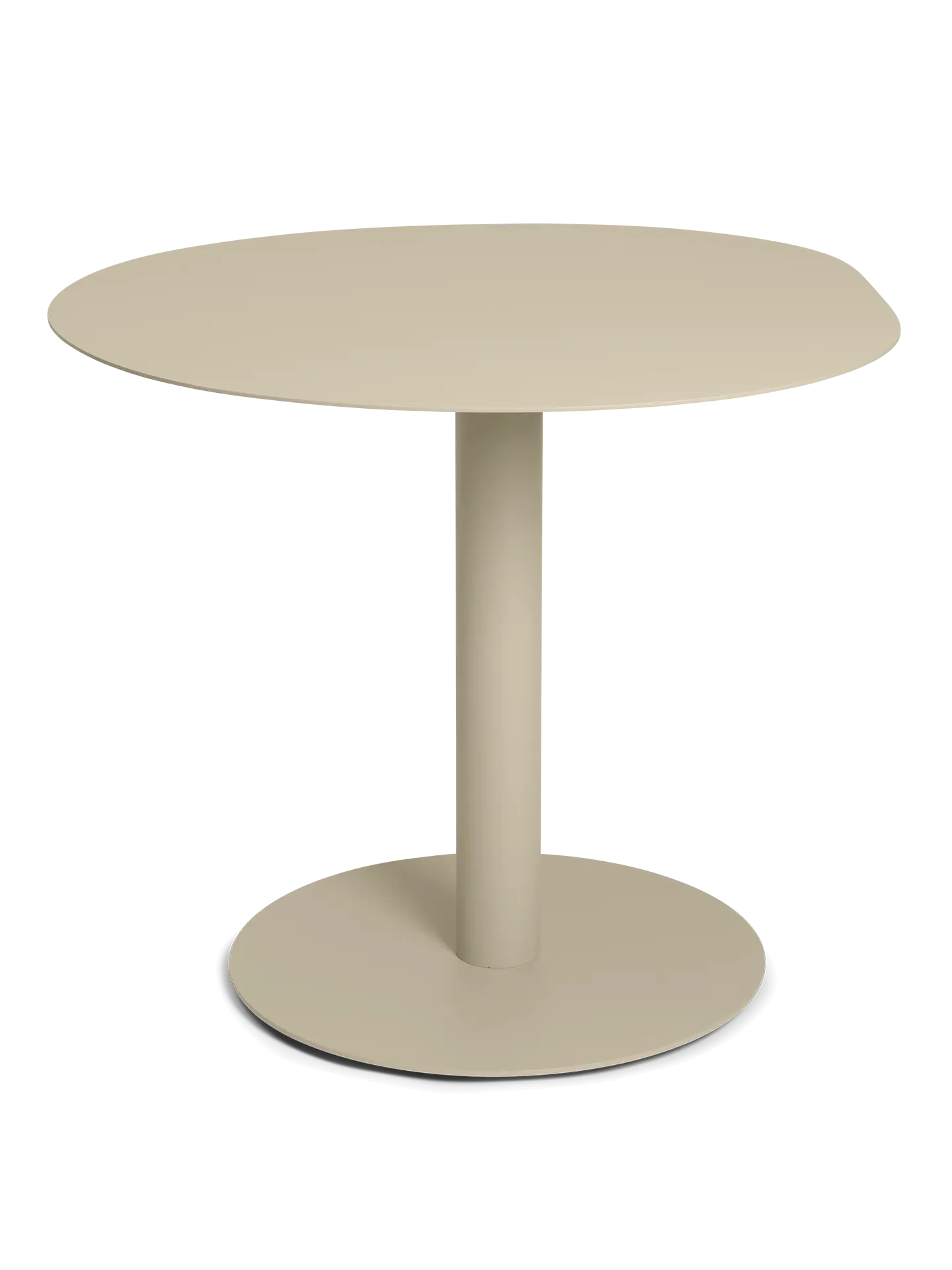 Pond Round Dining Table - Cashmere, Steel