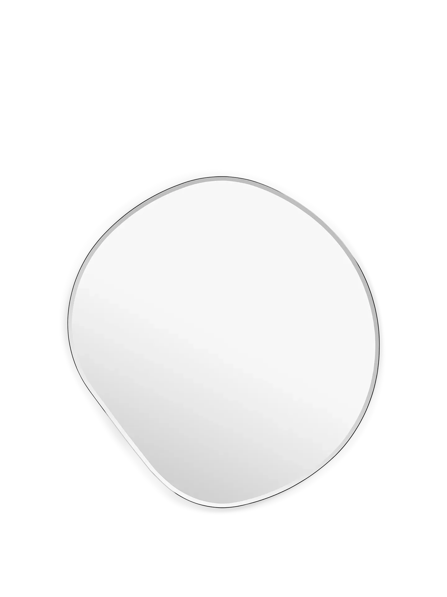 Pond Small Mirror - Dark Chrome